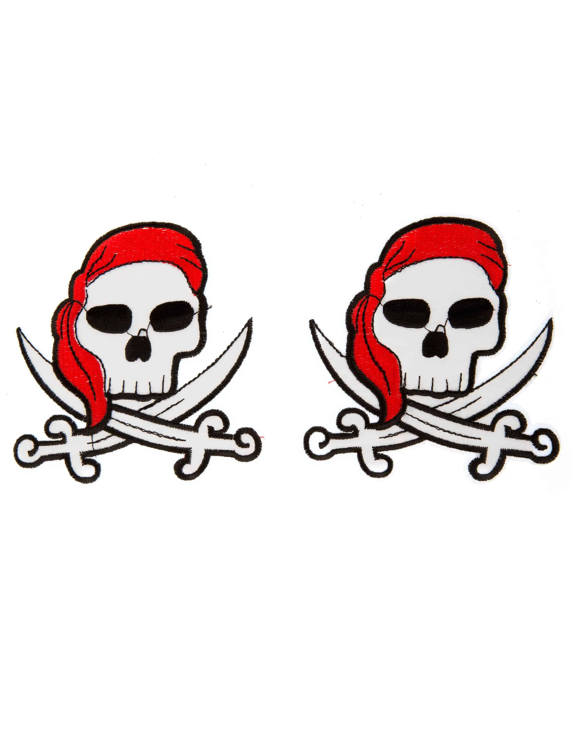Aufnäher/Bügelbild Totenkopf Pirat Aufnäher/Bügelbild Totenkopf Pirat
