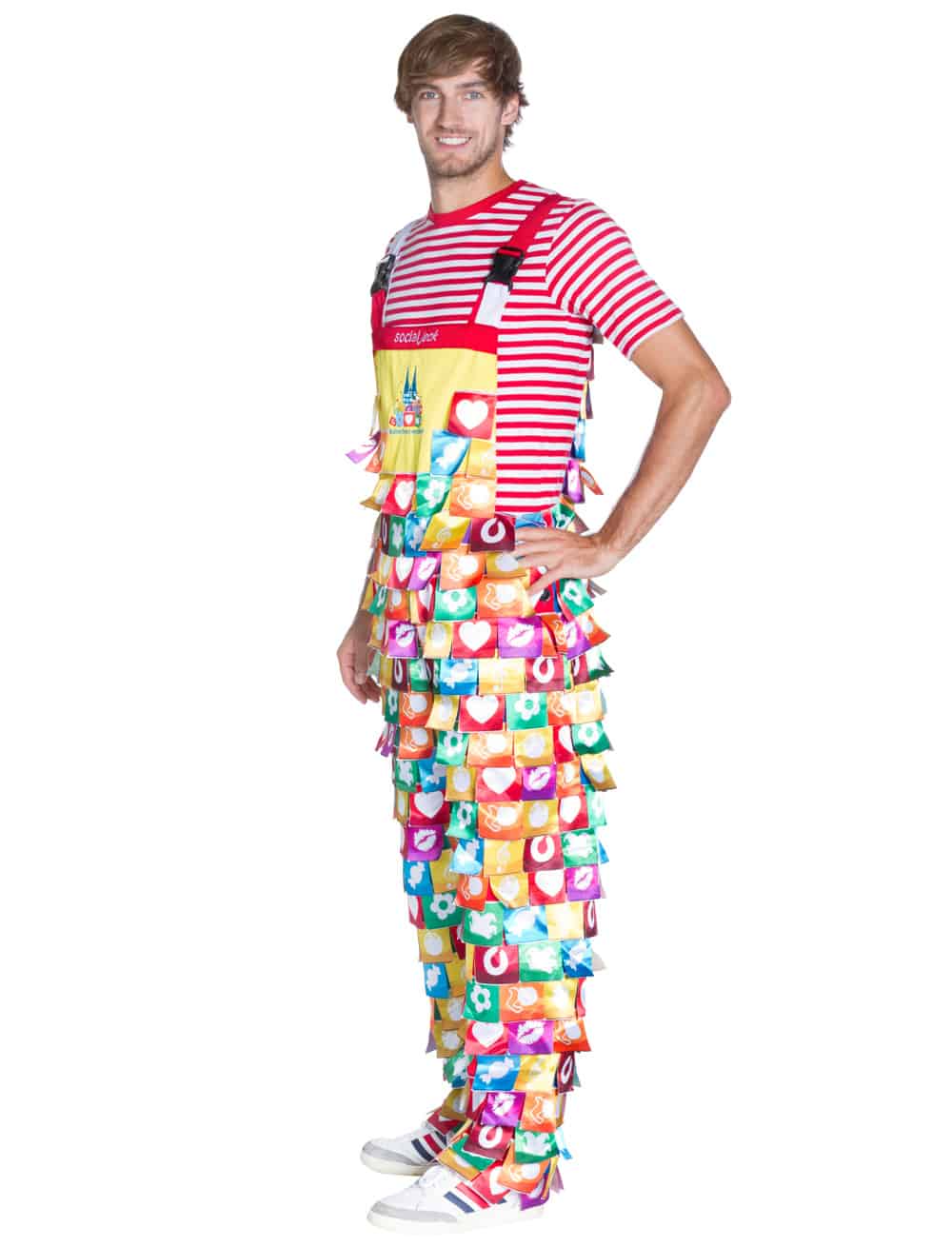 Motto-Latzhose 2015 mit Lappen XXS Motto-Latzhose 2015 mit Lappen XXS