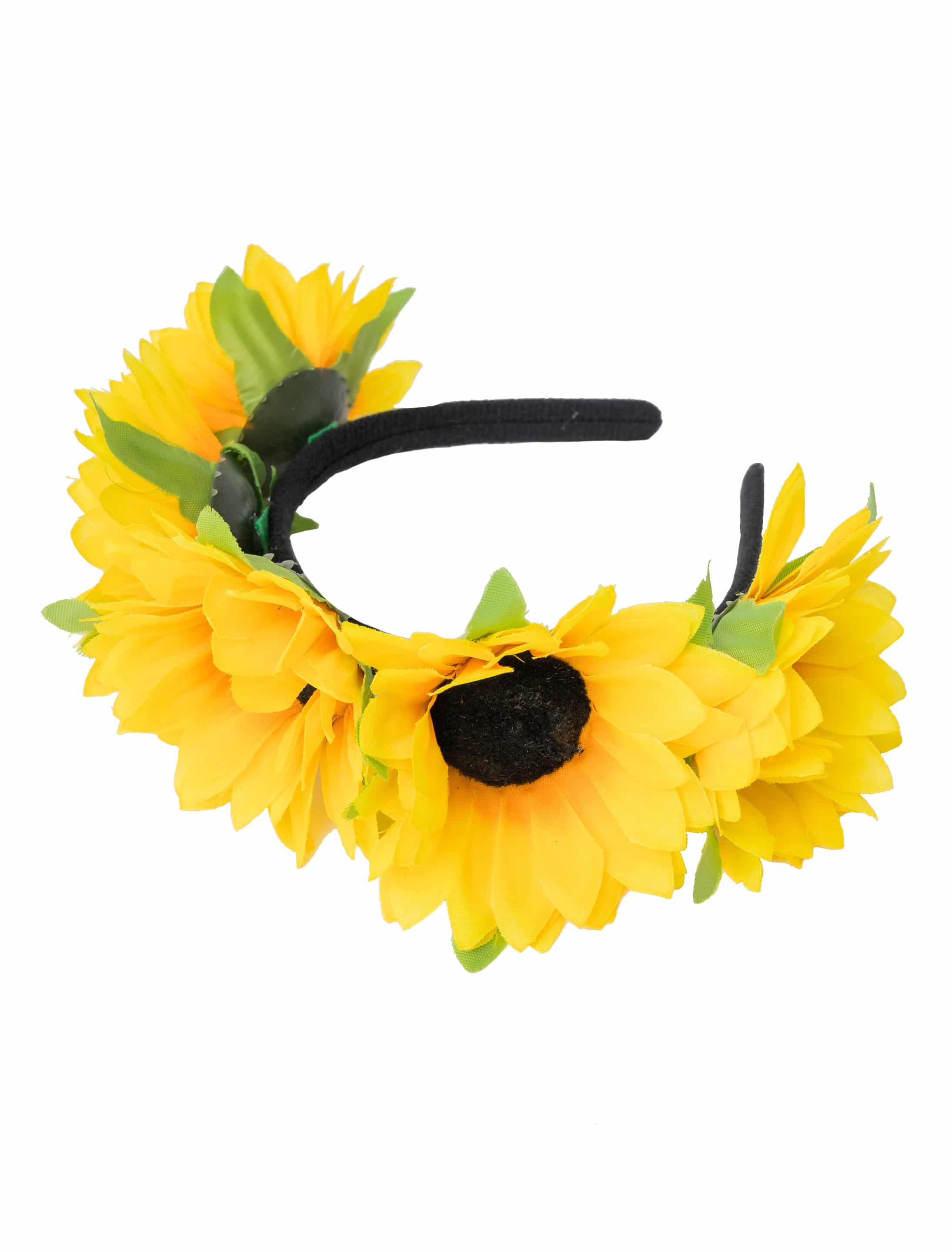 Haarreif Sonnenblumen Deluxe Damen gelb