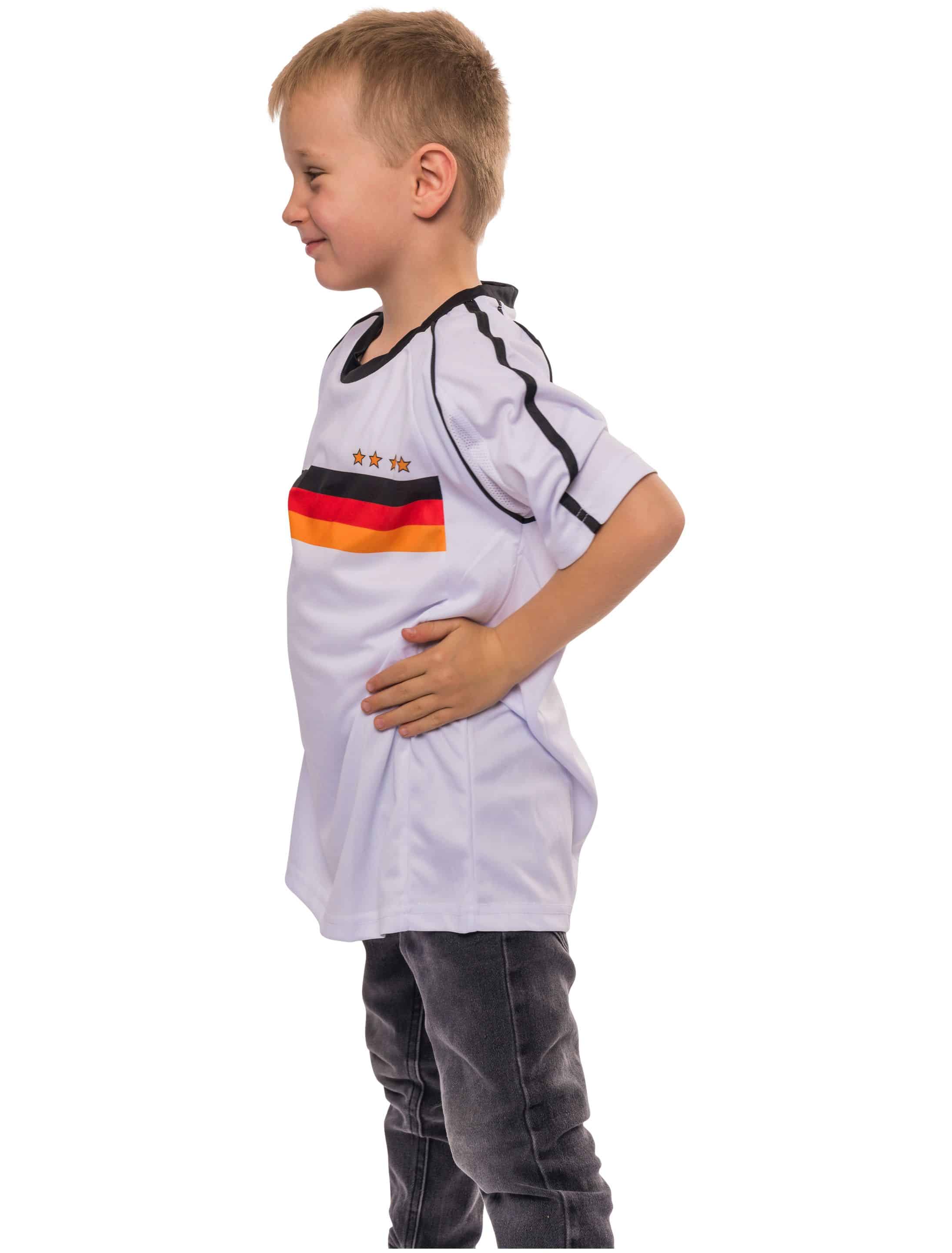 T-Shirt Deutschland Trikot Kinder weiß XL