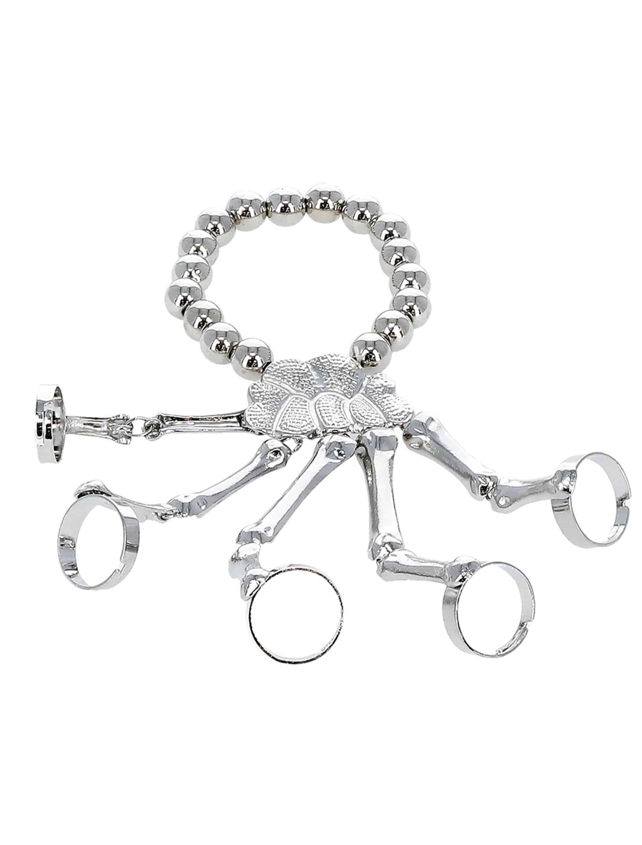 Handschmuck Skelett silber Handschmuck Skelett silber