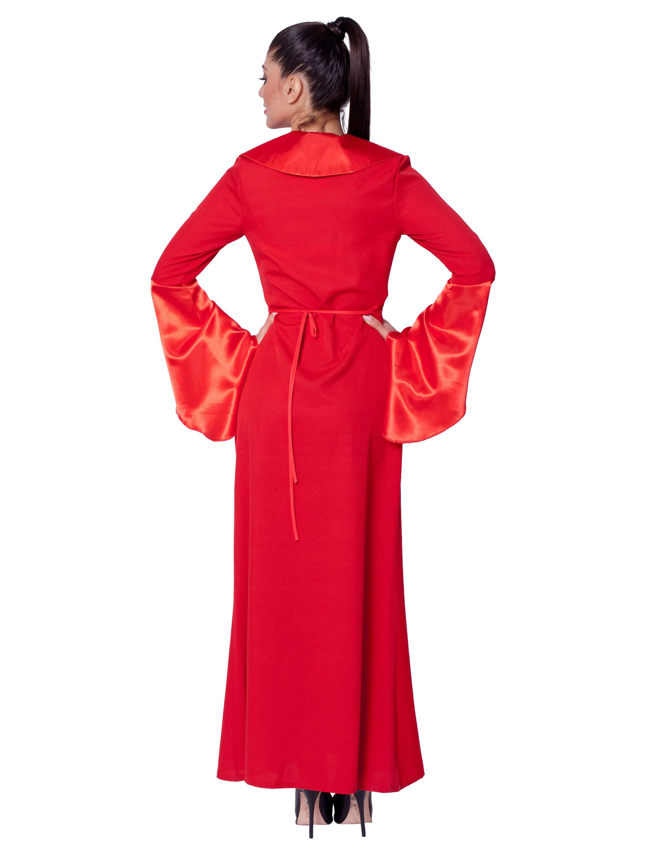 Kleid Vampir lang rot XS