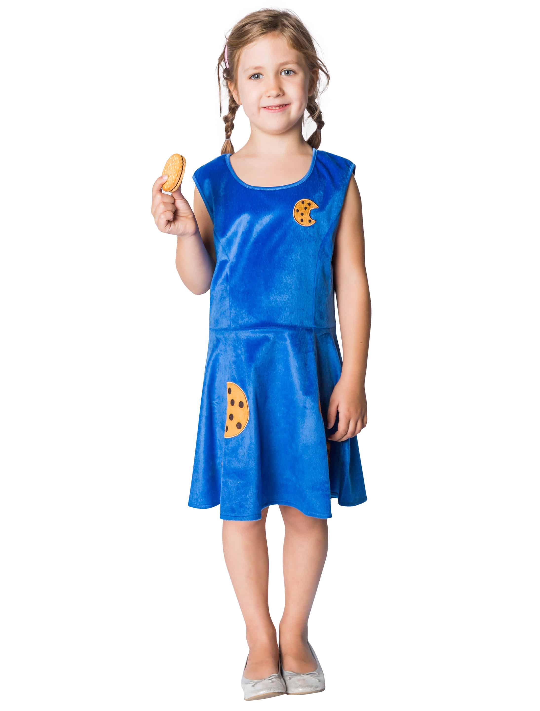 Kleid Krümelchen Kinder blau 128 Kleid Krümelchen Kinder blau 128