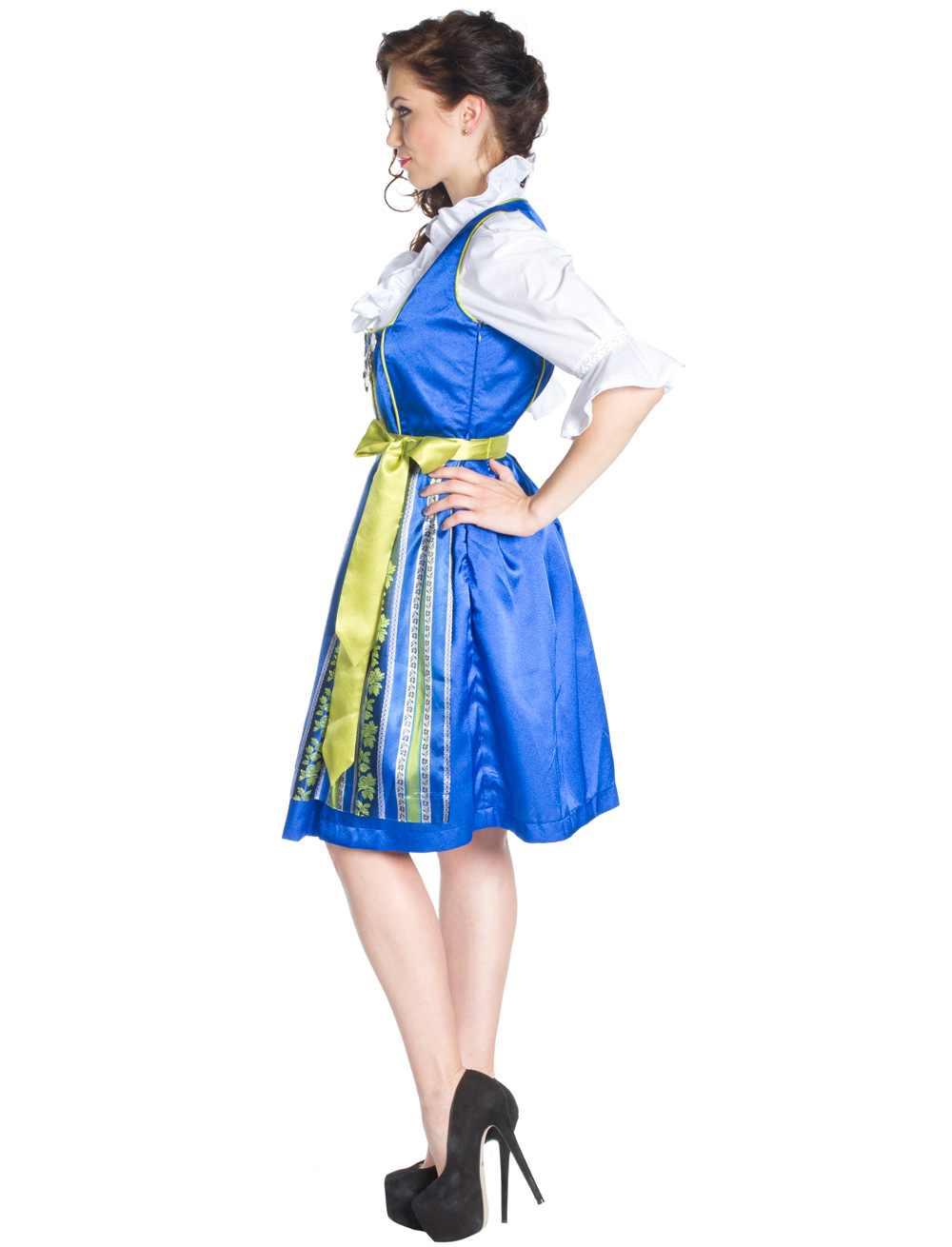 Dirndl Hannah blau/grün 42