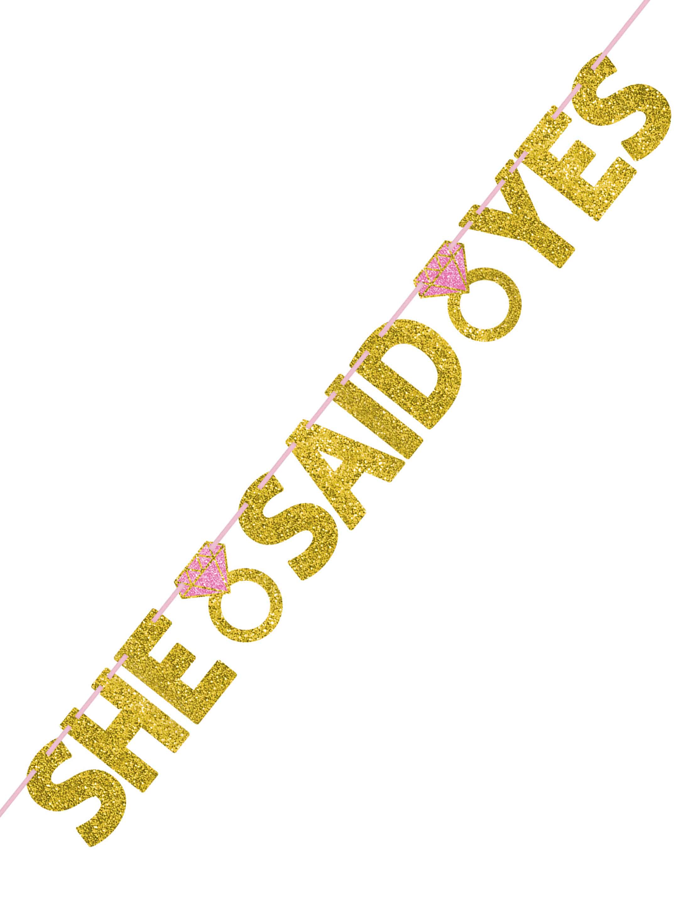 Girlande She said yes 365x15,2cm
