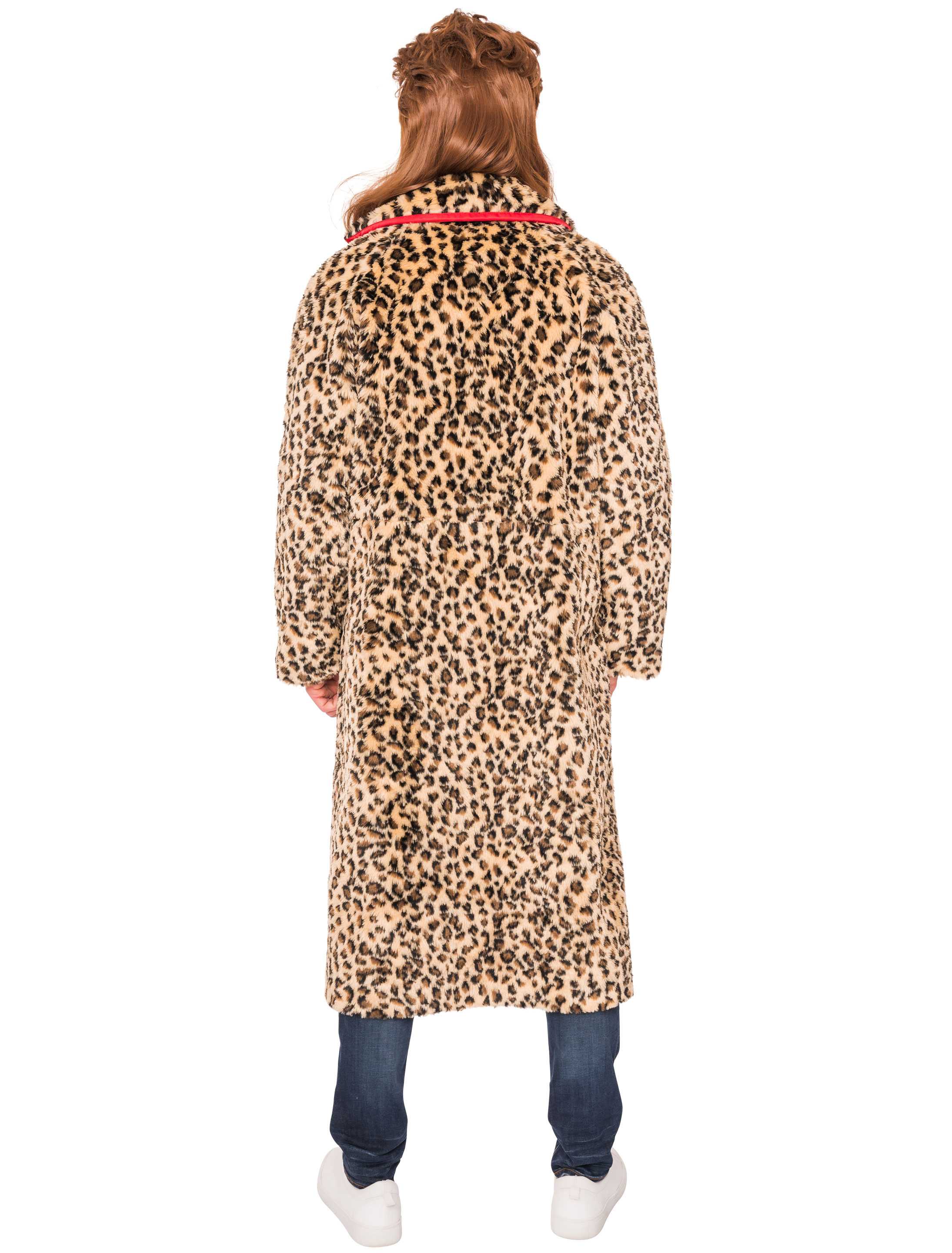 Mantel Leopardenmuster braun/schwarz S/M