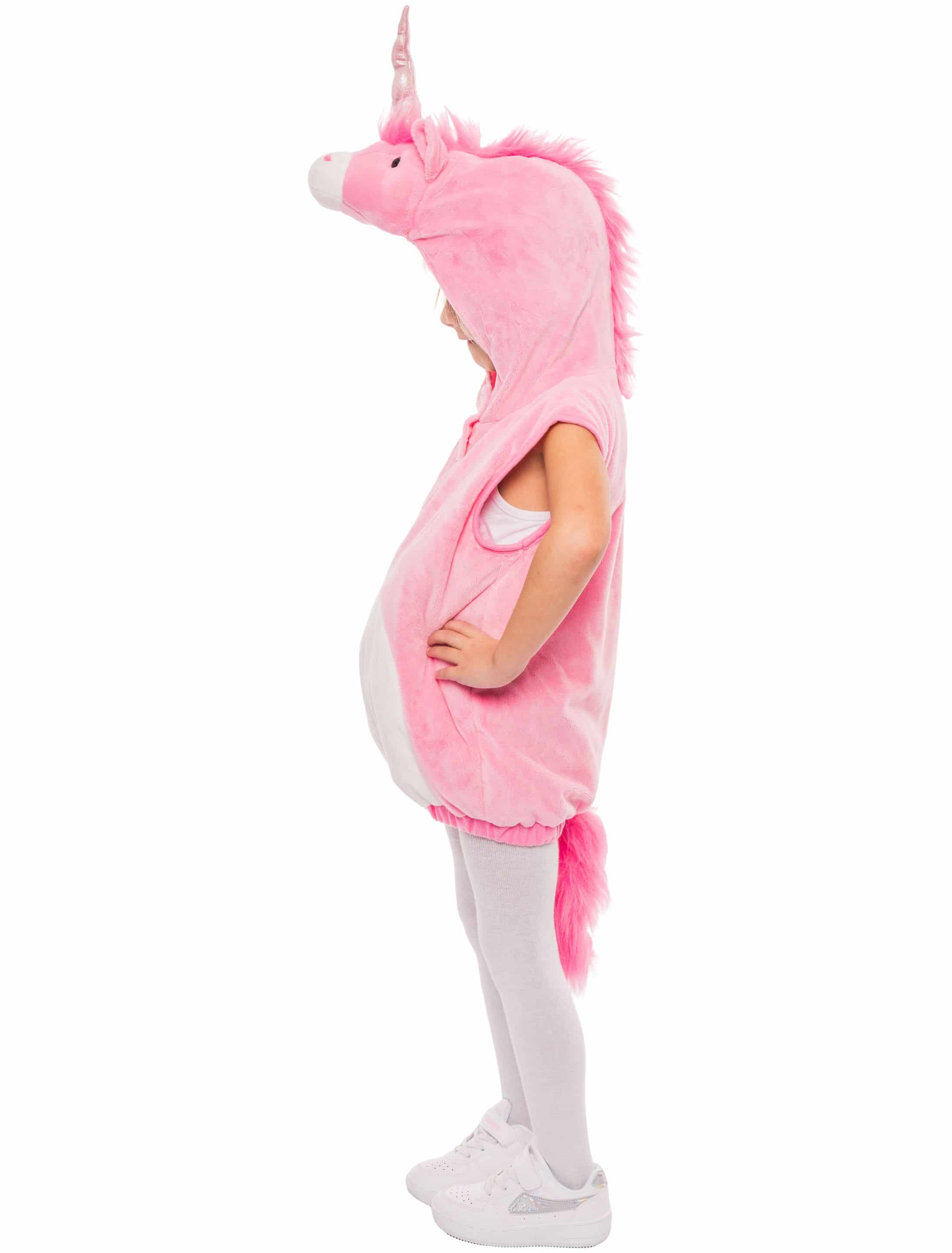 Body Plüsch Einhorn Kinder rosa 98-104