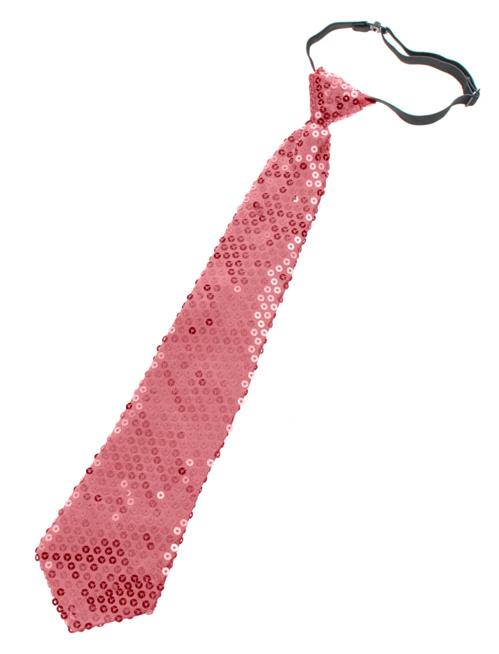 Krawatte Pailletten rosa