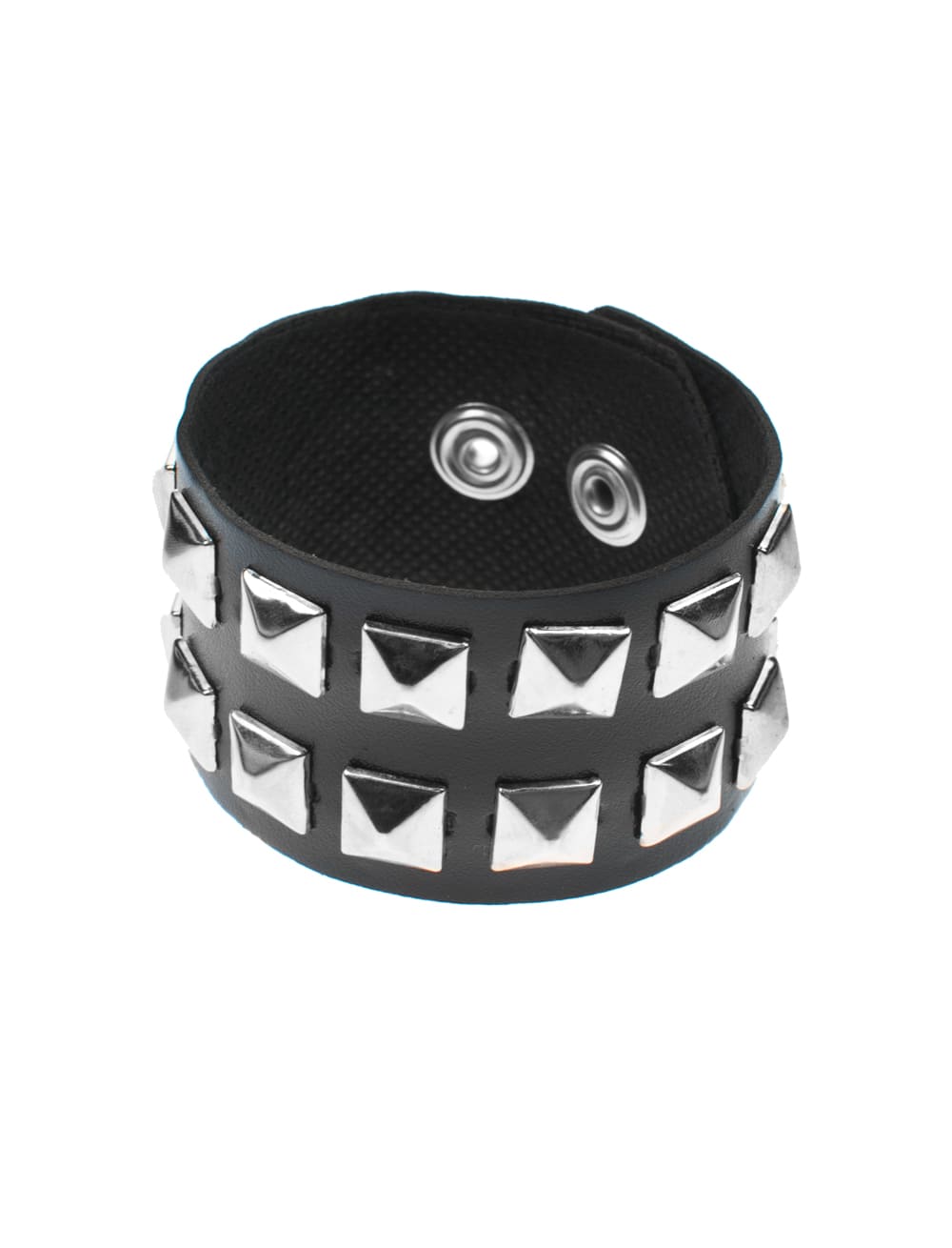 Armband Punker mit Nieten 2-reihig