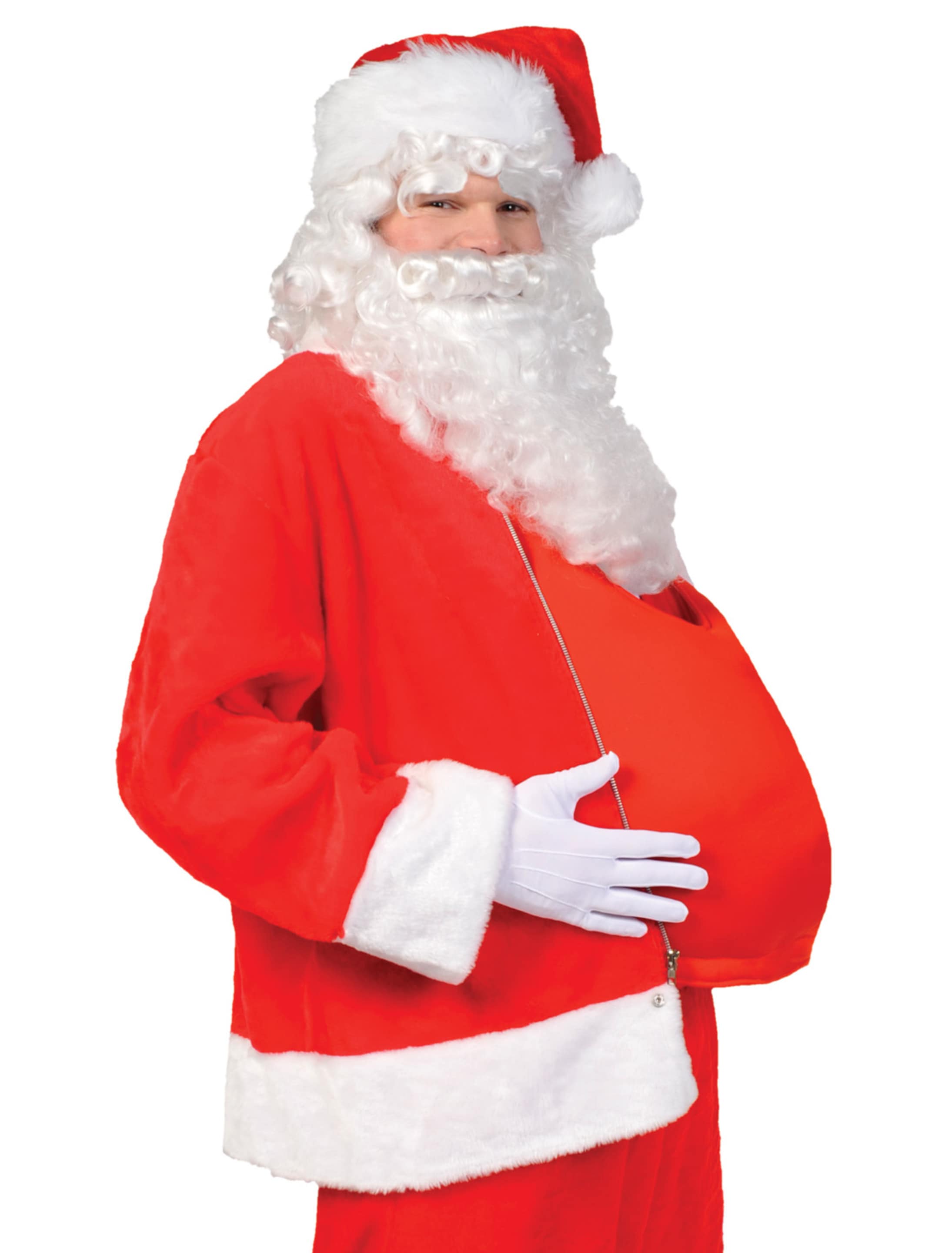 Bauch Weihnachtsmann rot