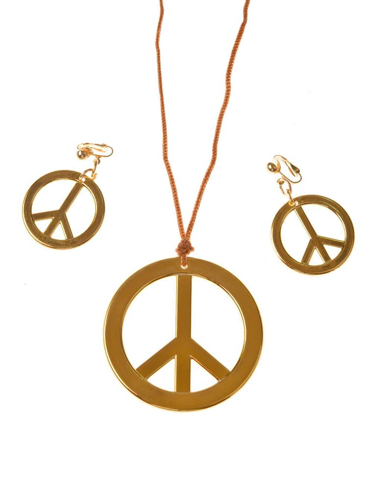 Schmuckset Peace 2-tlg. gold