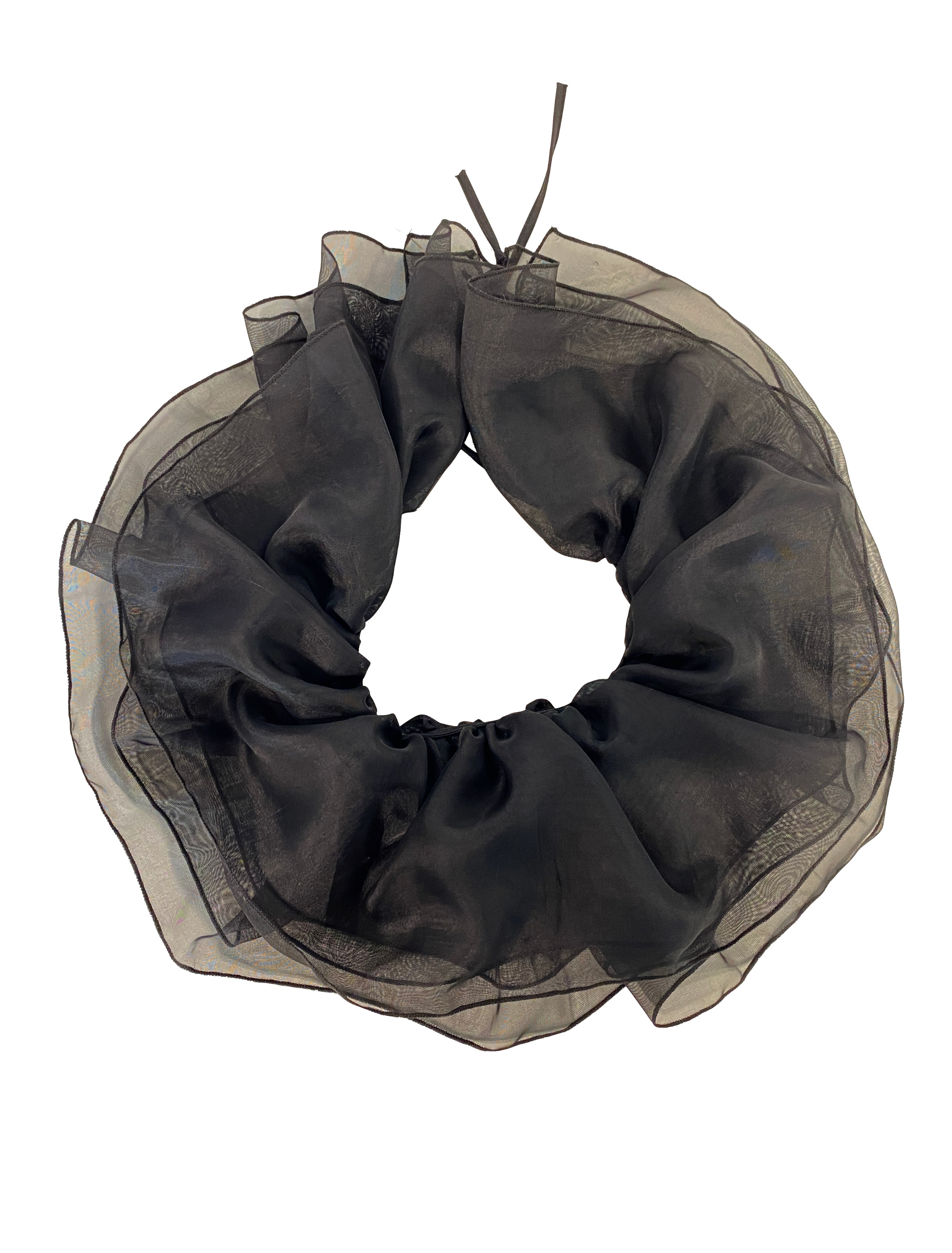 Halskrause aus Tüll schwarz Halskrause aus Tüll schwarz