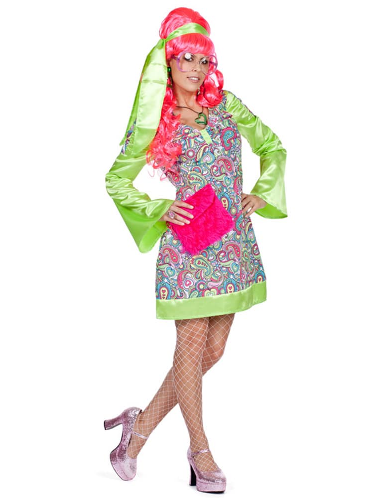 Kleid Hippie mit Raffärmeln XS Kleid Hippie mit Raffärmeln XS