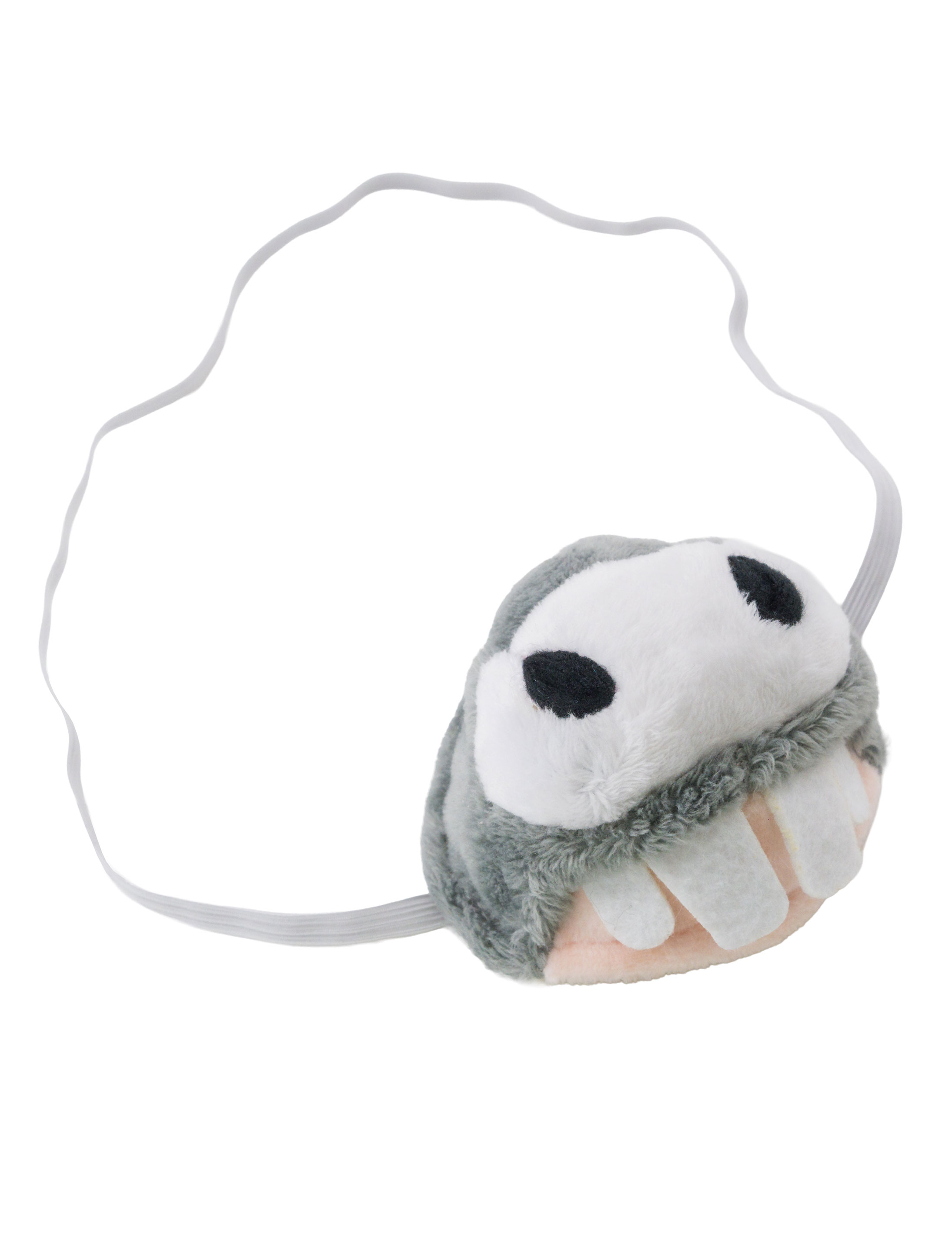 Nase Plüsch Esel grau