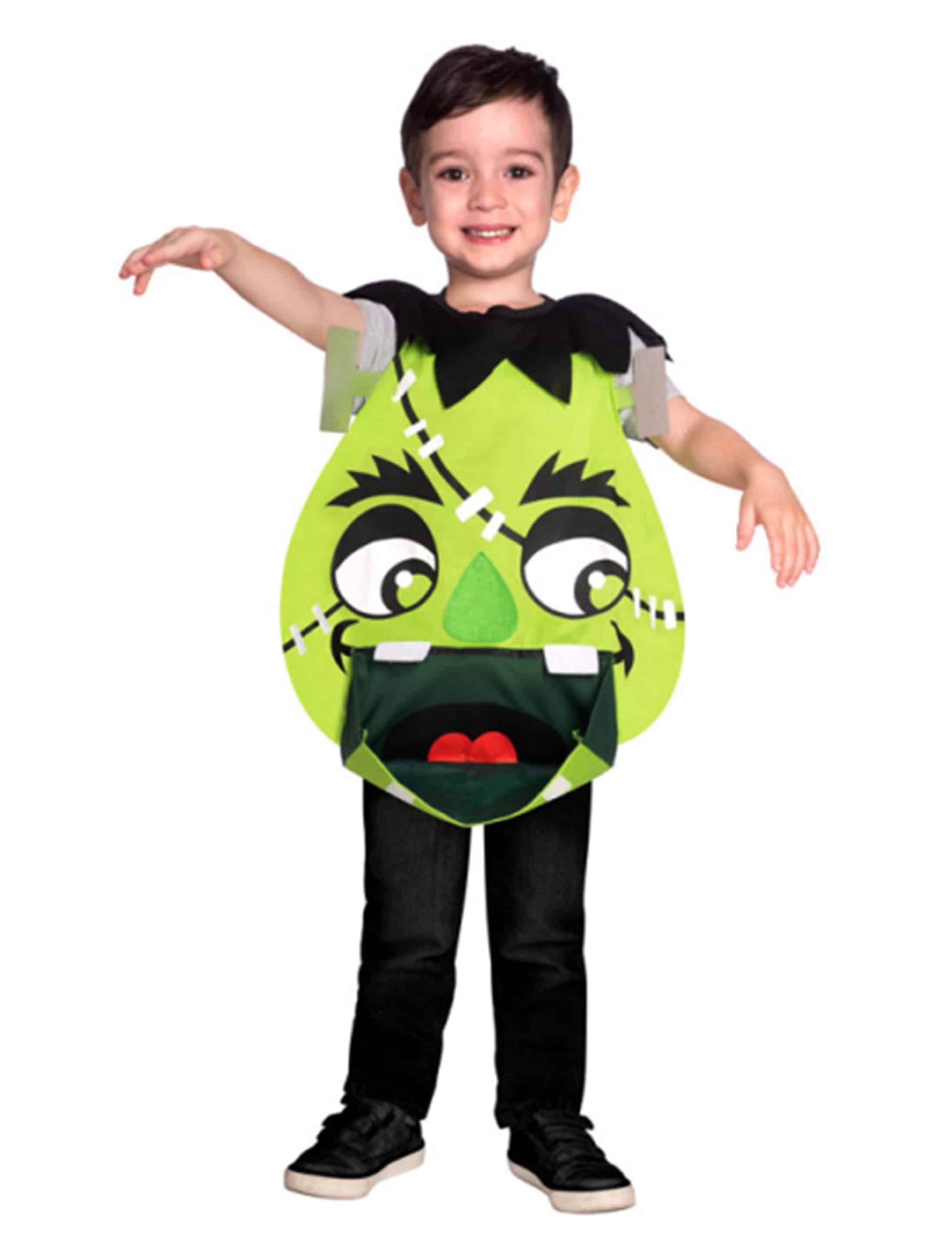 Kostüm Frankie Tabard Kinder grün/schwarz 3-4 Jahre