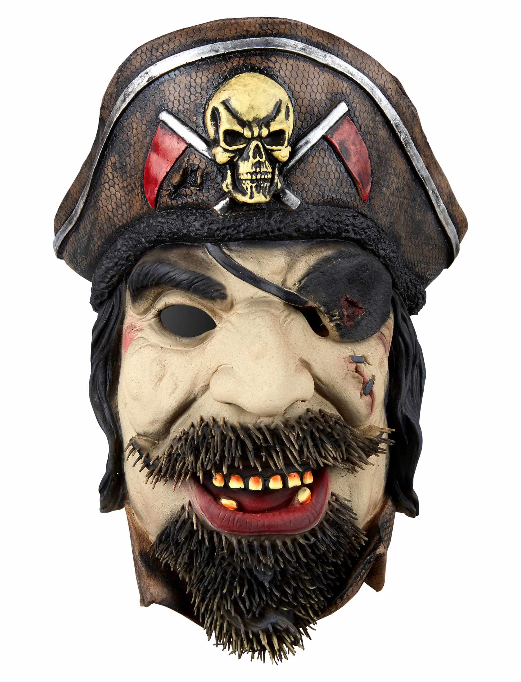 Latexmaske Pirat