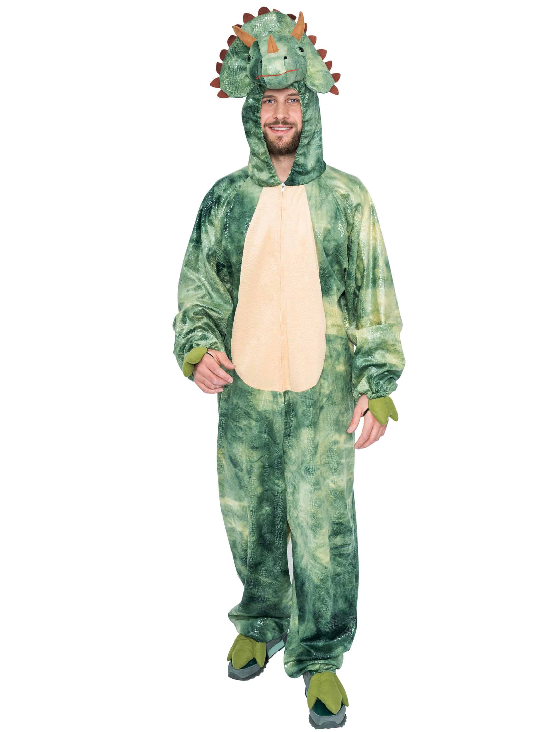 Overall Plüsch Triceratops Herren grün 50/52 Overall Plüsch Triceratops Herren grün 50/52