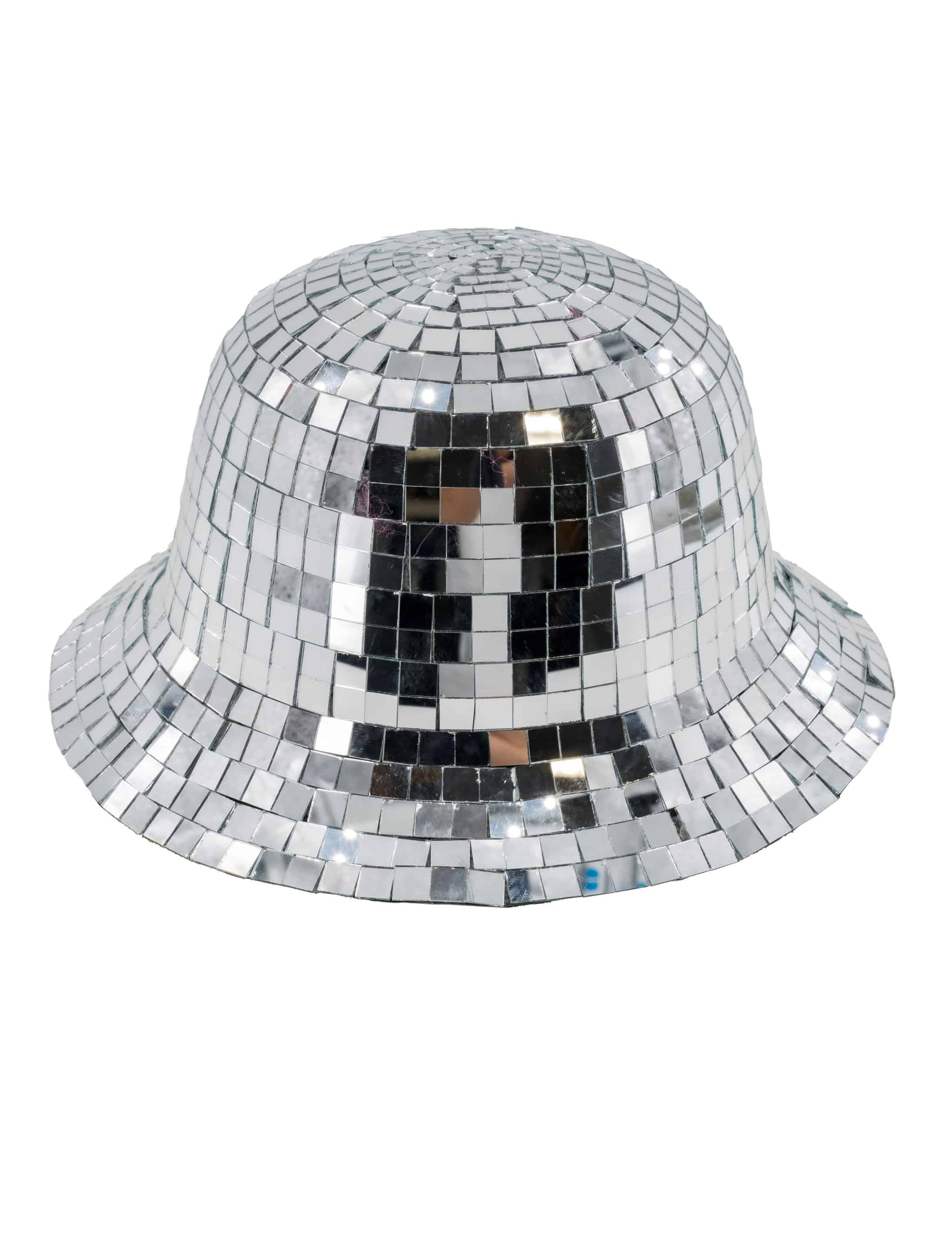 Hut Spiegelmosaik Metallic silber one size