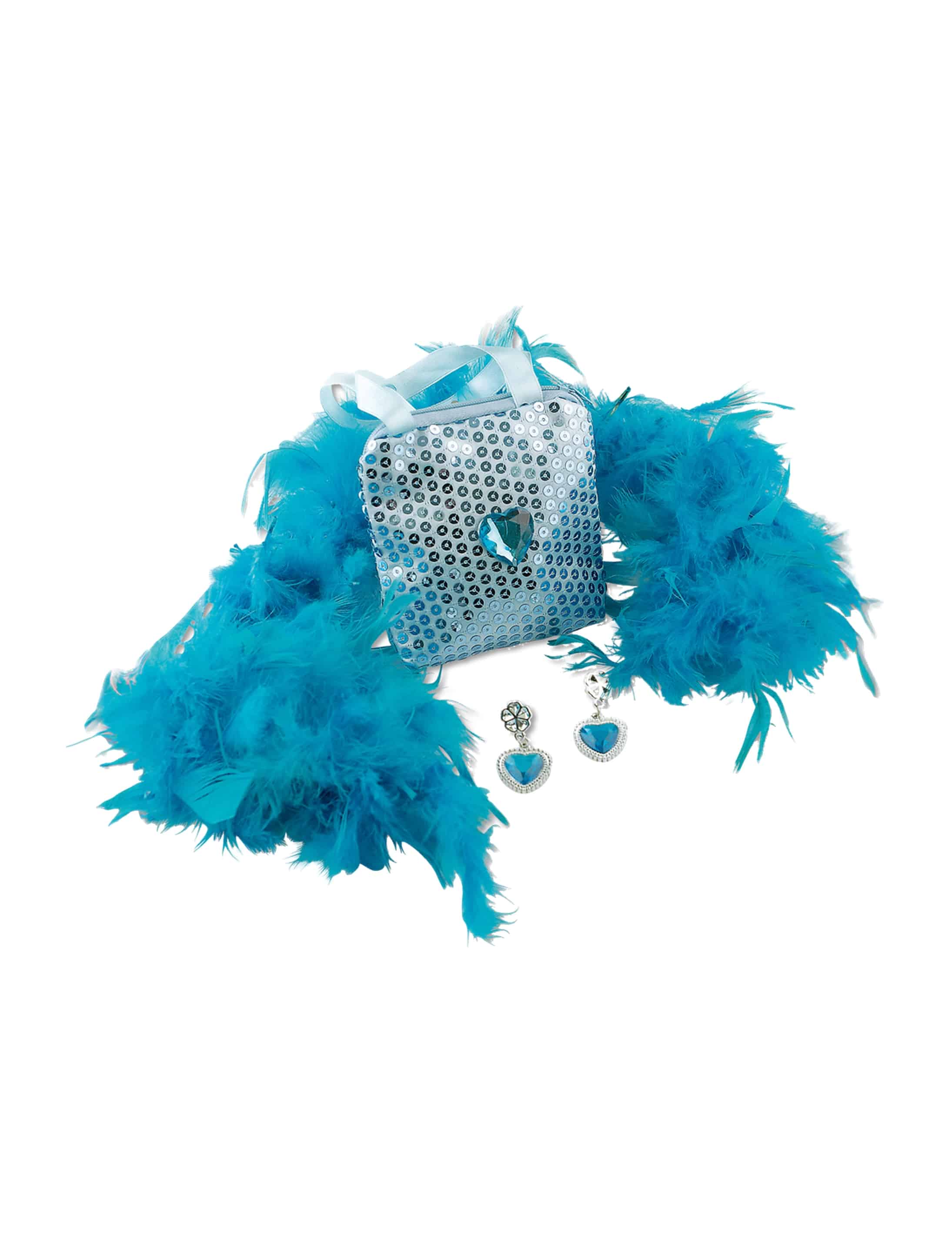 Set Prinzessin 3-tlg. Kinder türkis