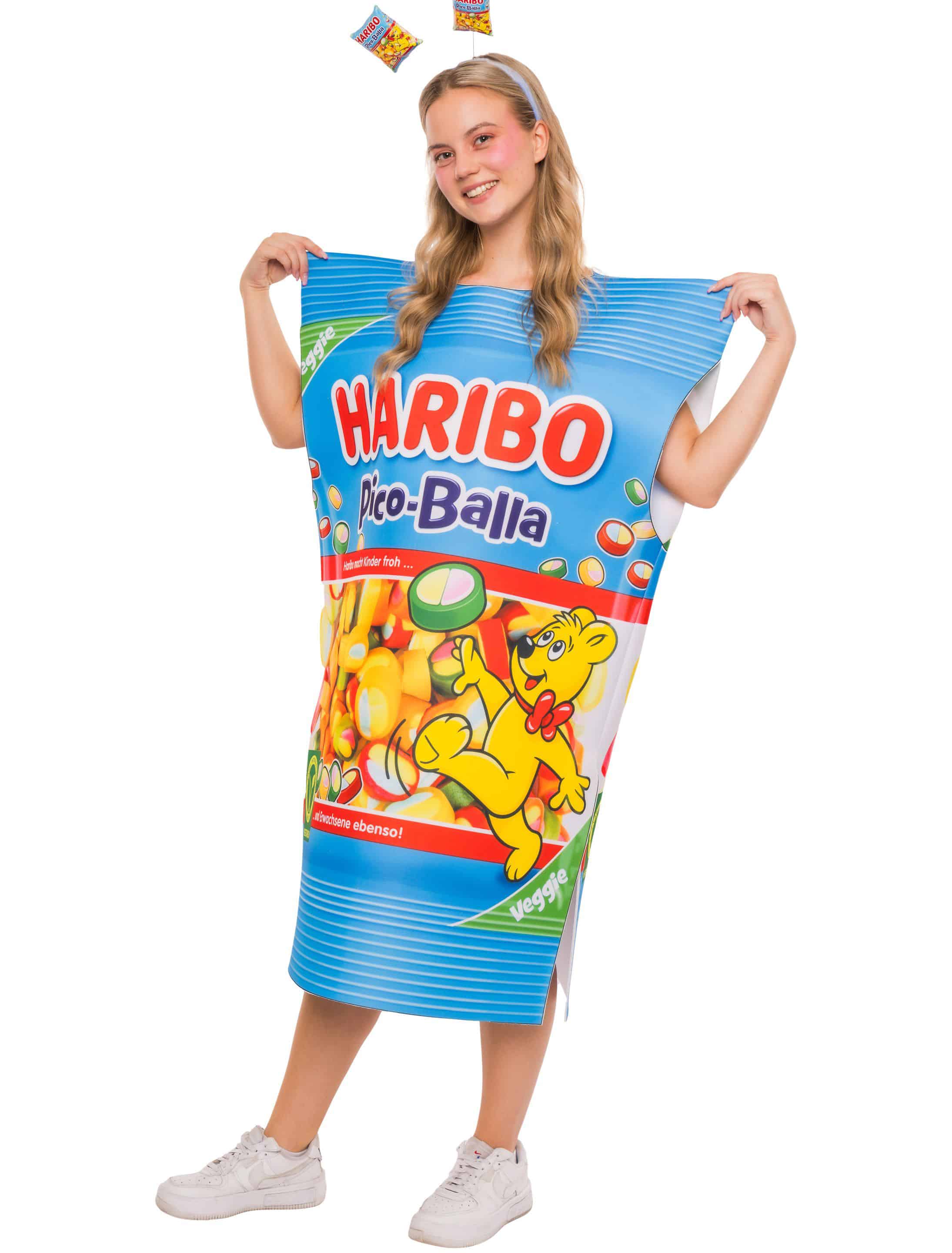 Kostüm HARIBO Pico-Balla Erwachsene bunt one size
