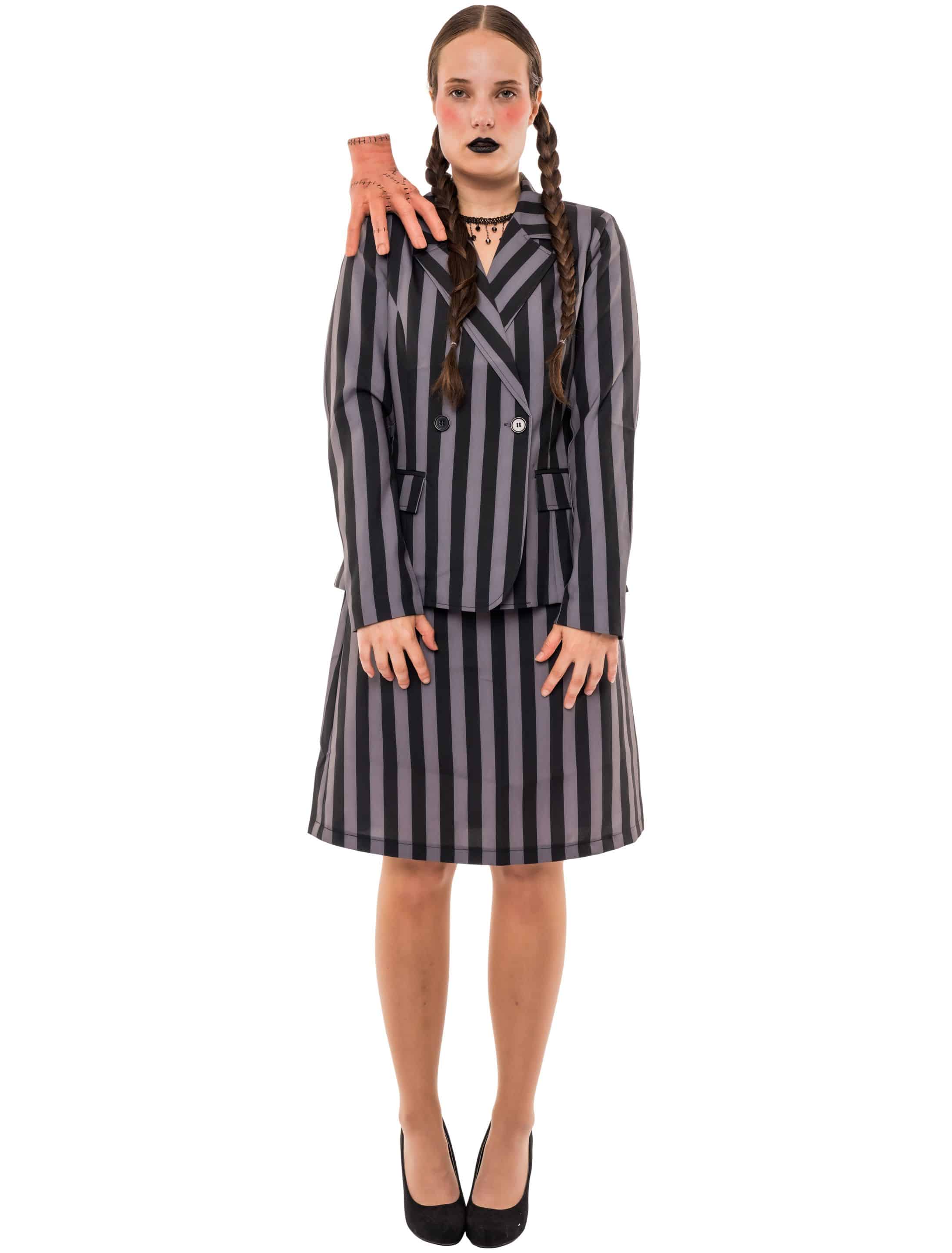 Schuluniform Gothic Damen schwarz 2XL