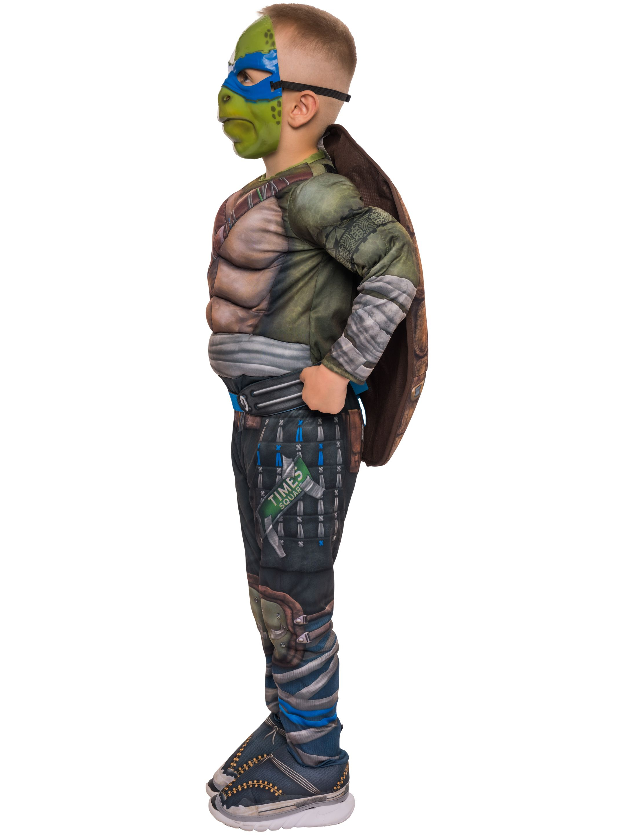 Kostüm Ninja Turtles Leonardo Kinder bunt S