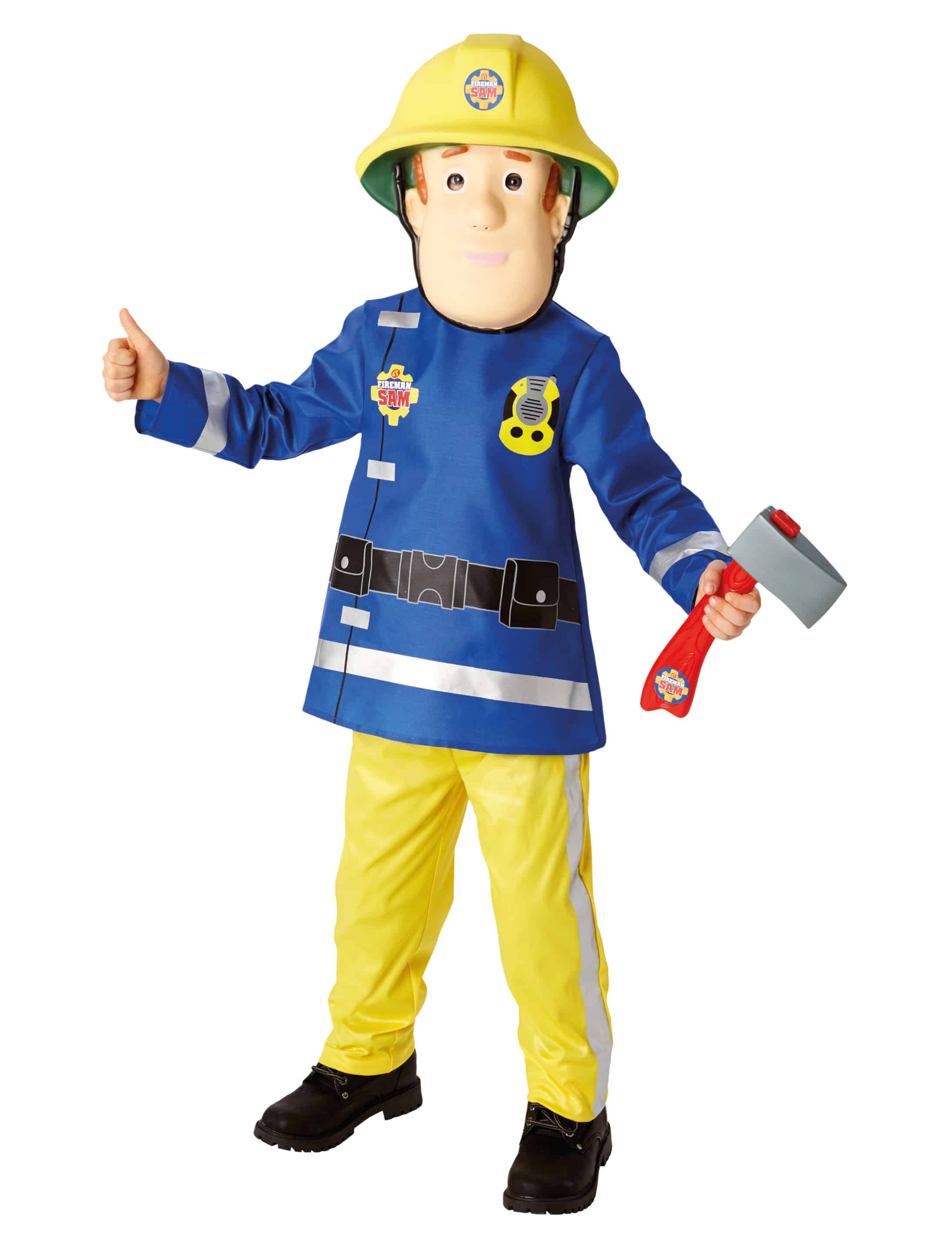 Feuerwehrmann Sam deluxe Kinder blau/gelb S