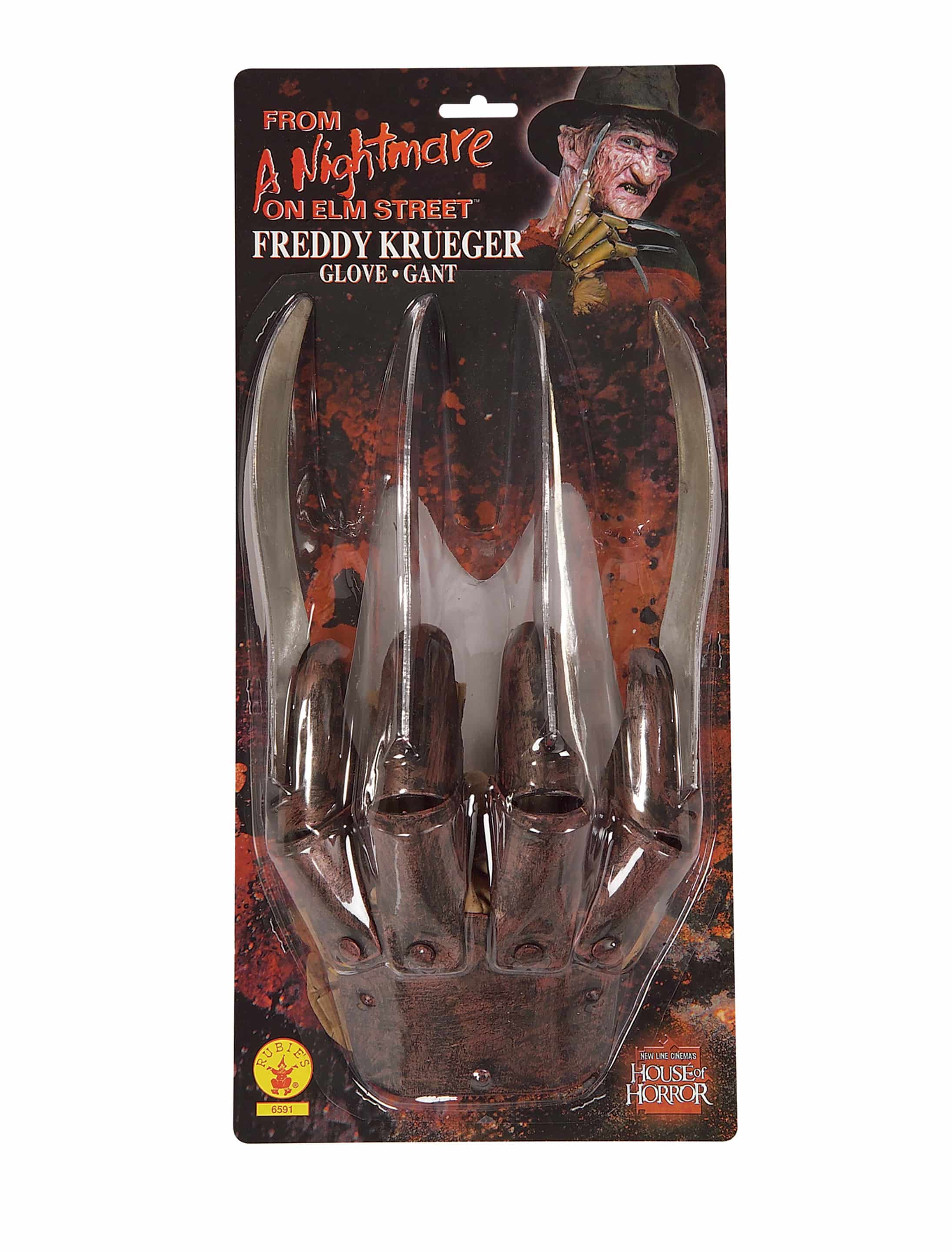 Handschuh Freddy Krüger deluxe kupfer
