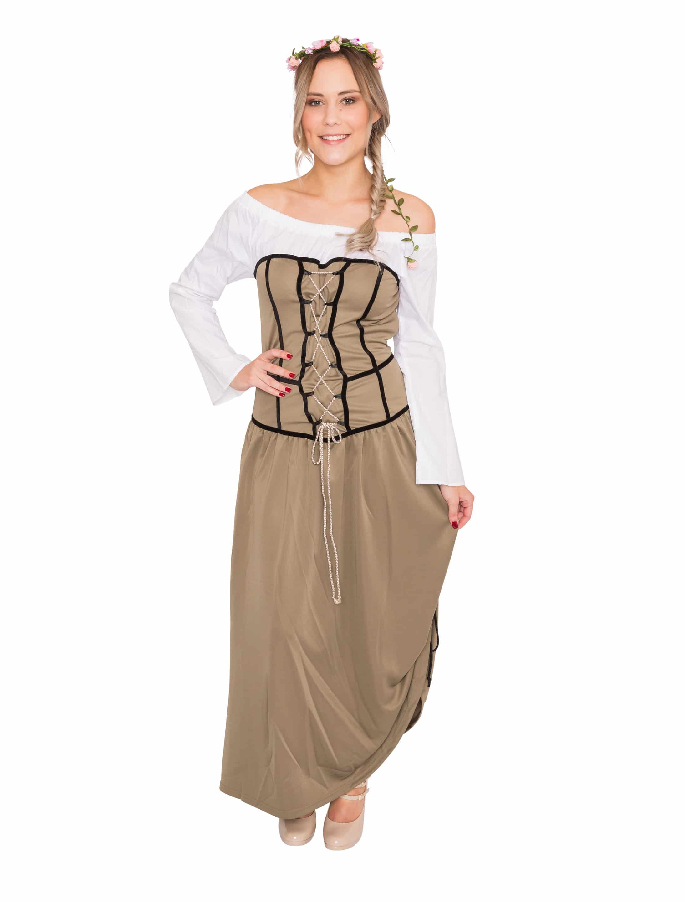 Kleid Holde Maid braun S