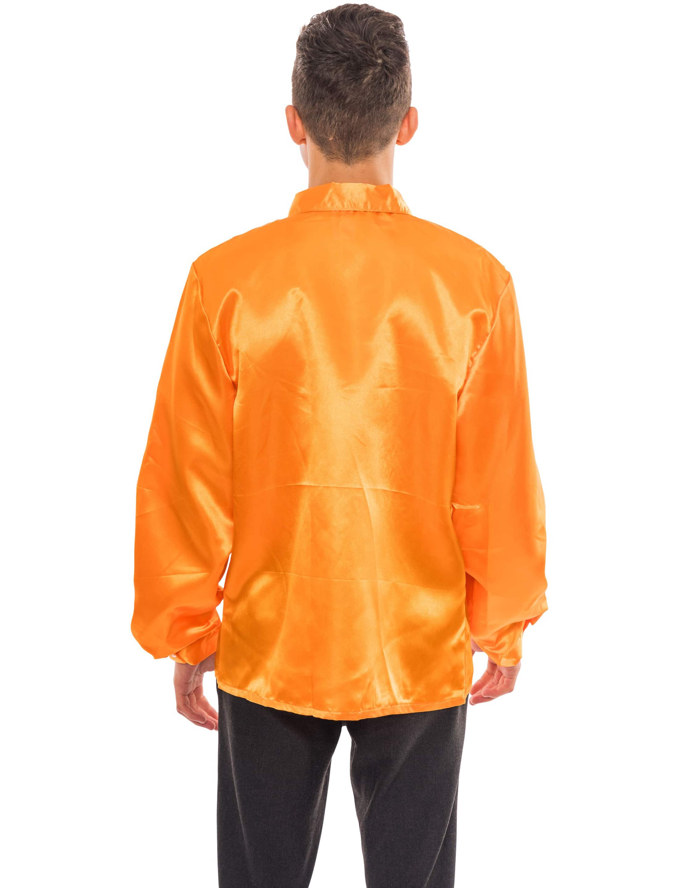 Discohemd Herren orange XL