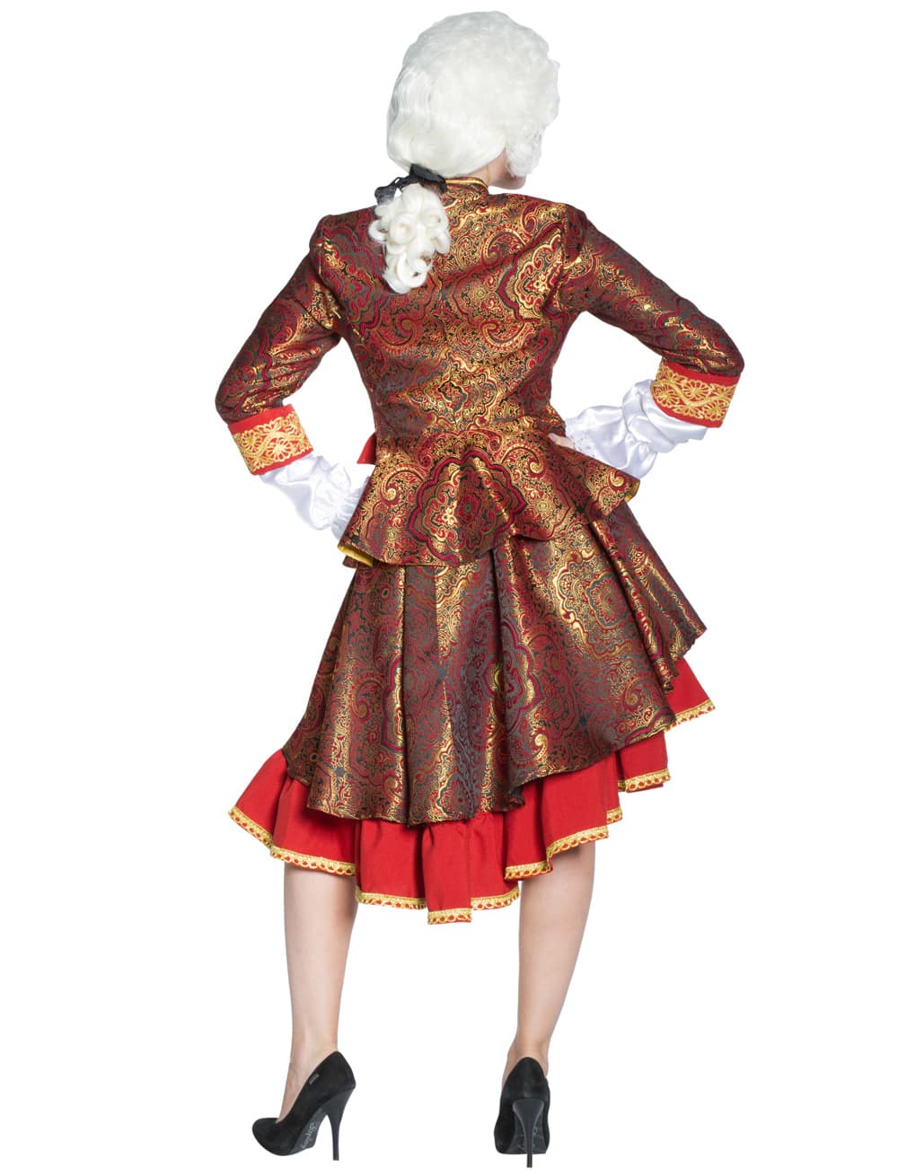 Marquise Damen rot 2-tlg. rot 2XL