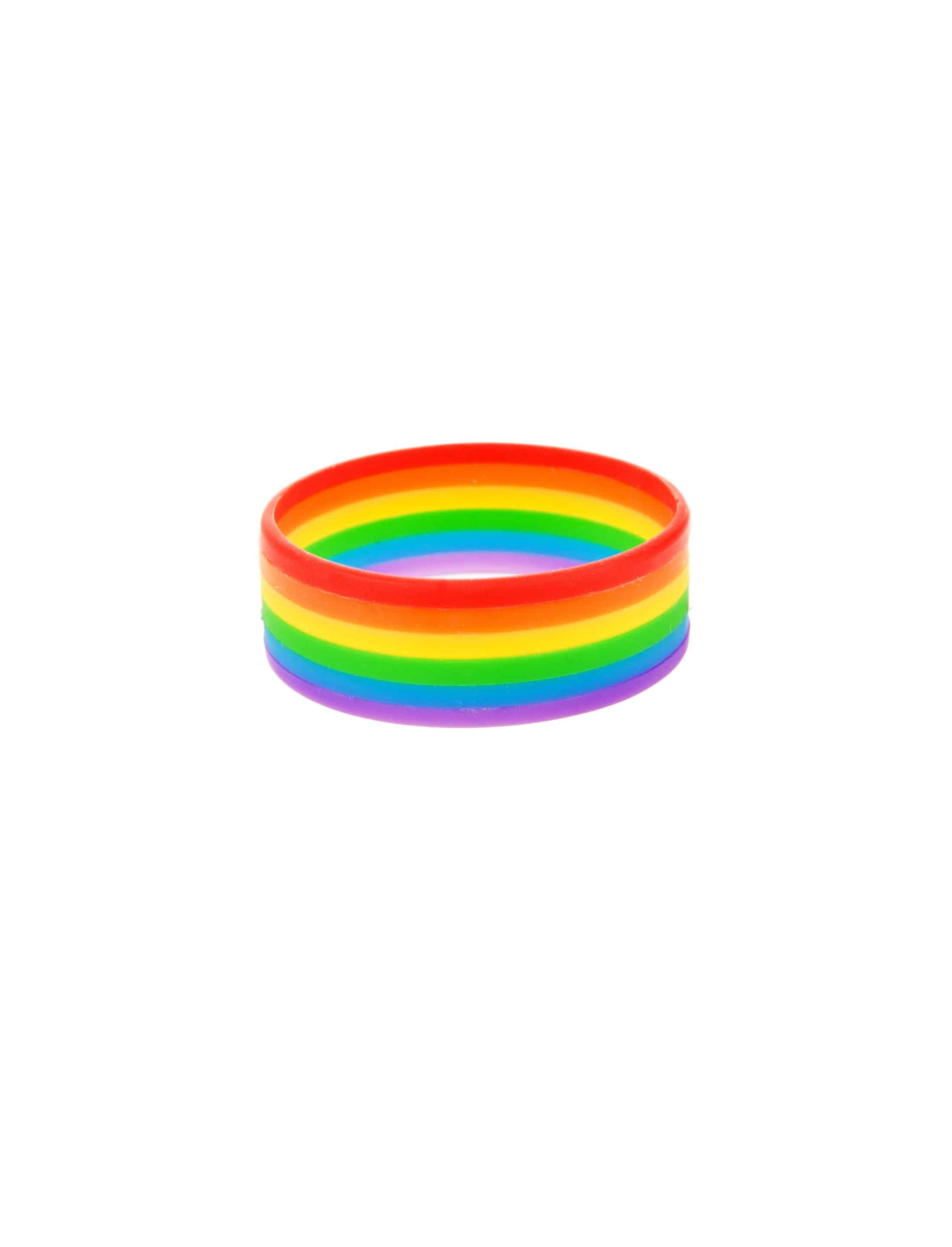 Armband Regenbogen Silikon