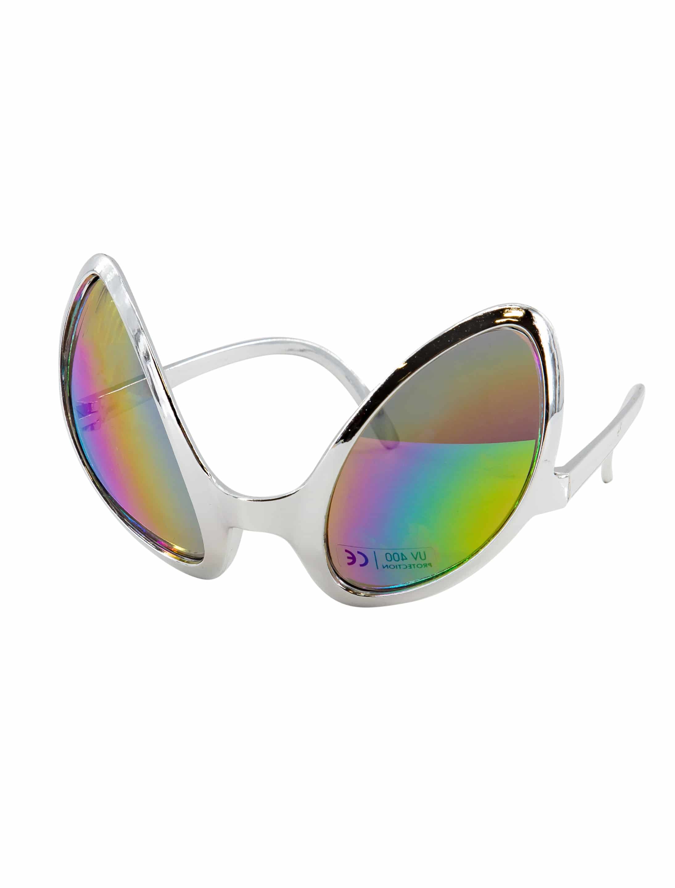 Brille Alien silber