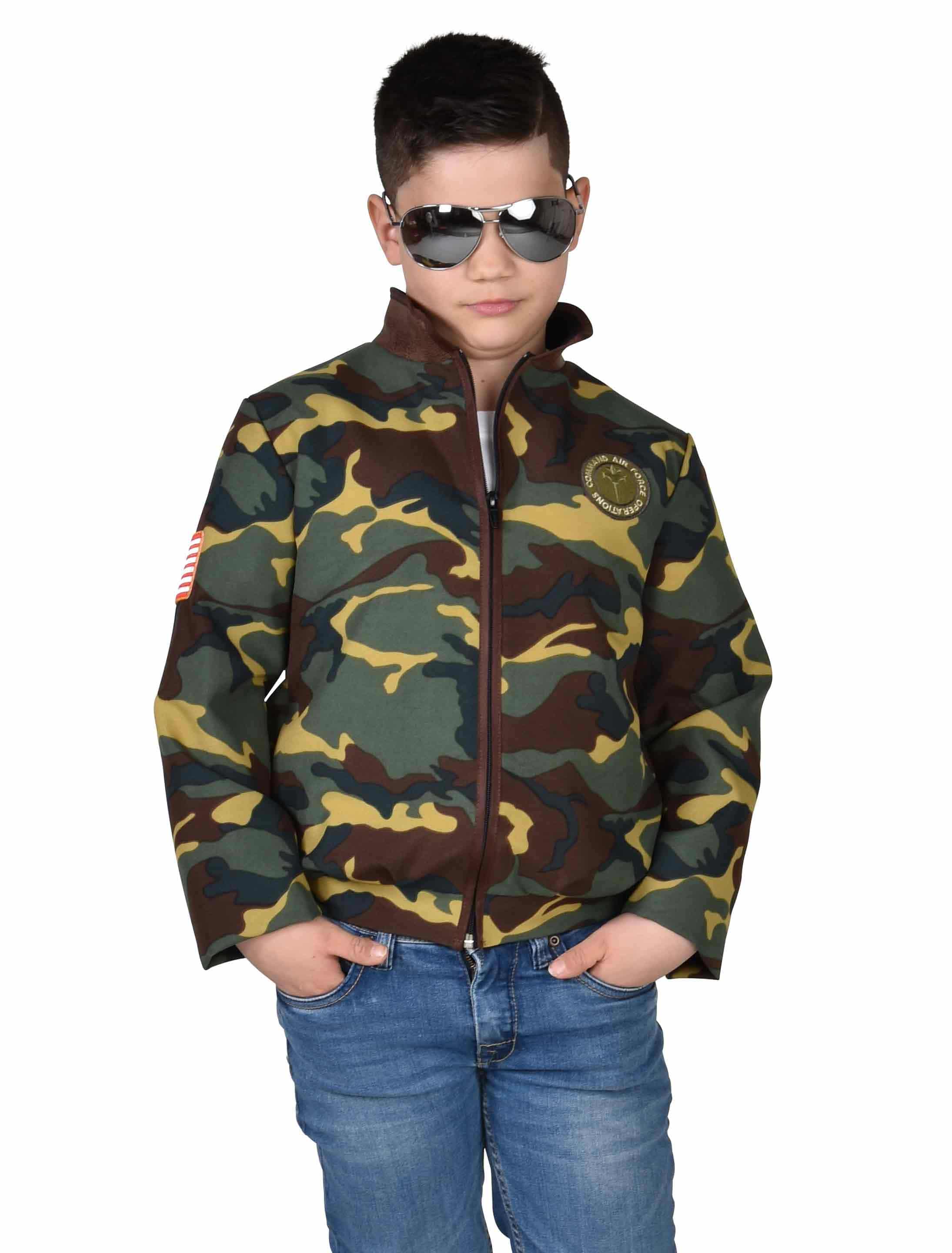 Jacke Kinder camouflage 140-152