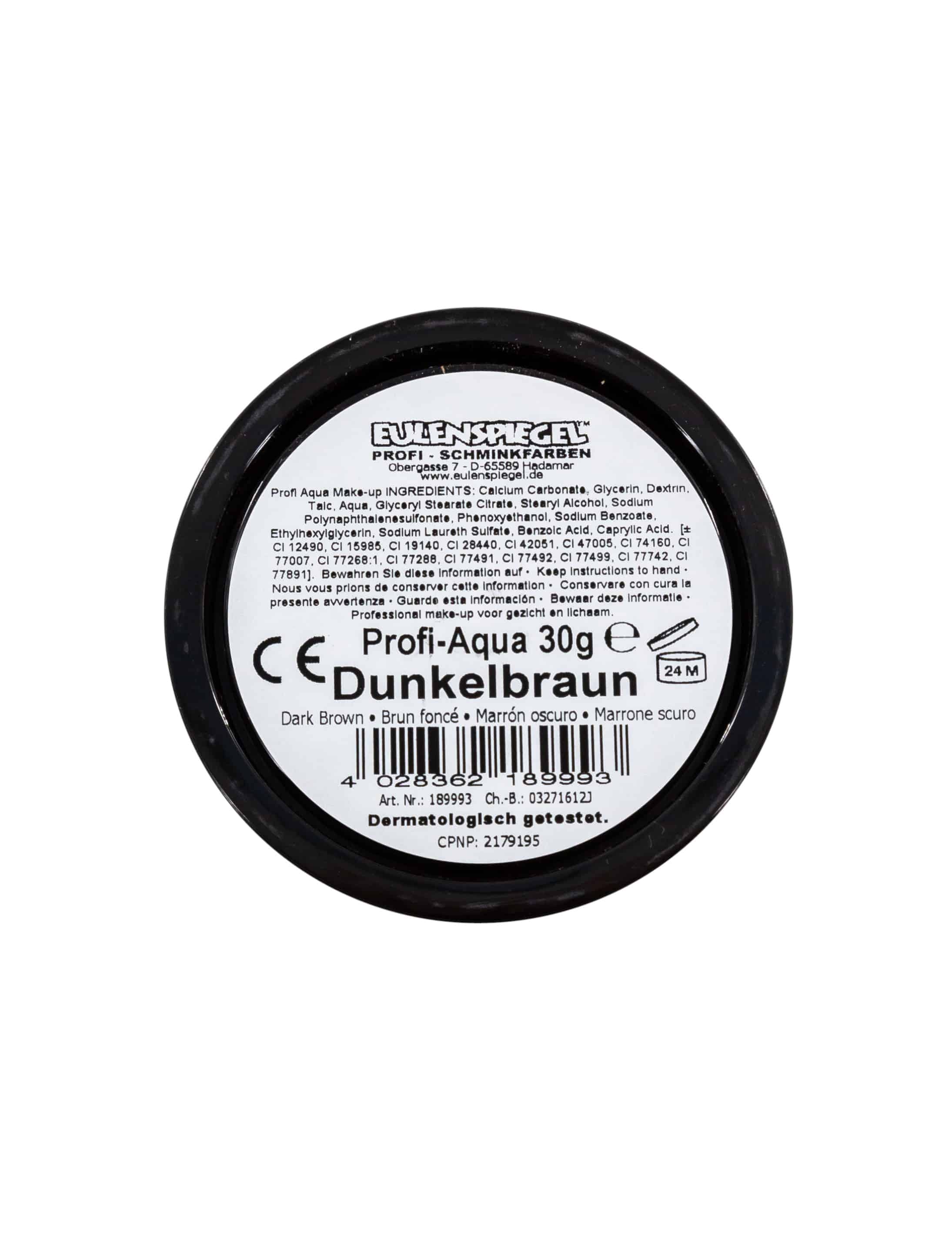 Water Make-Up 12ml dunkelbraun Water Make-Up 12ml dunkelbraun