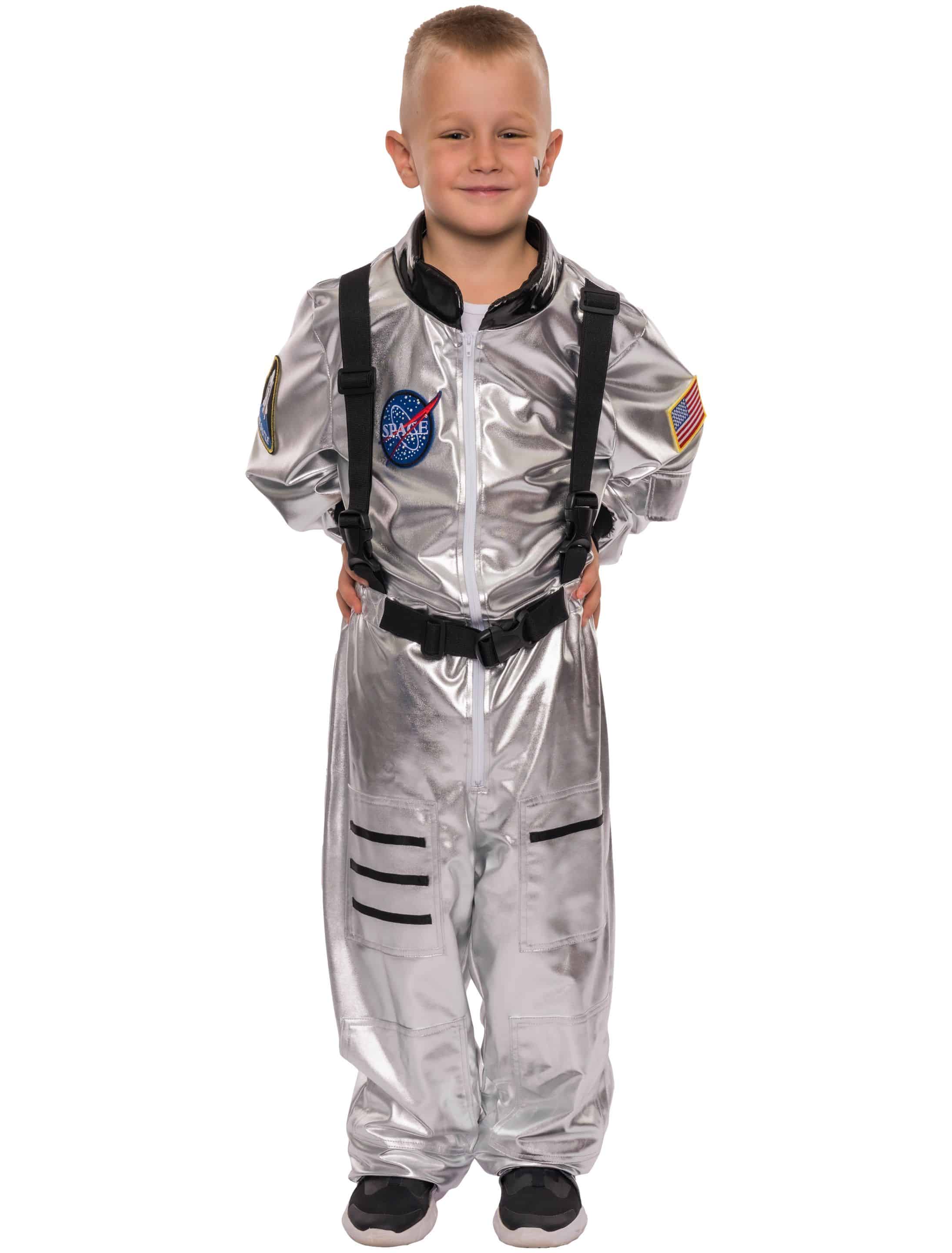 Overall Astronaut Kinder silber 152