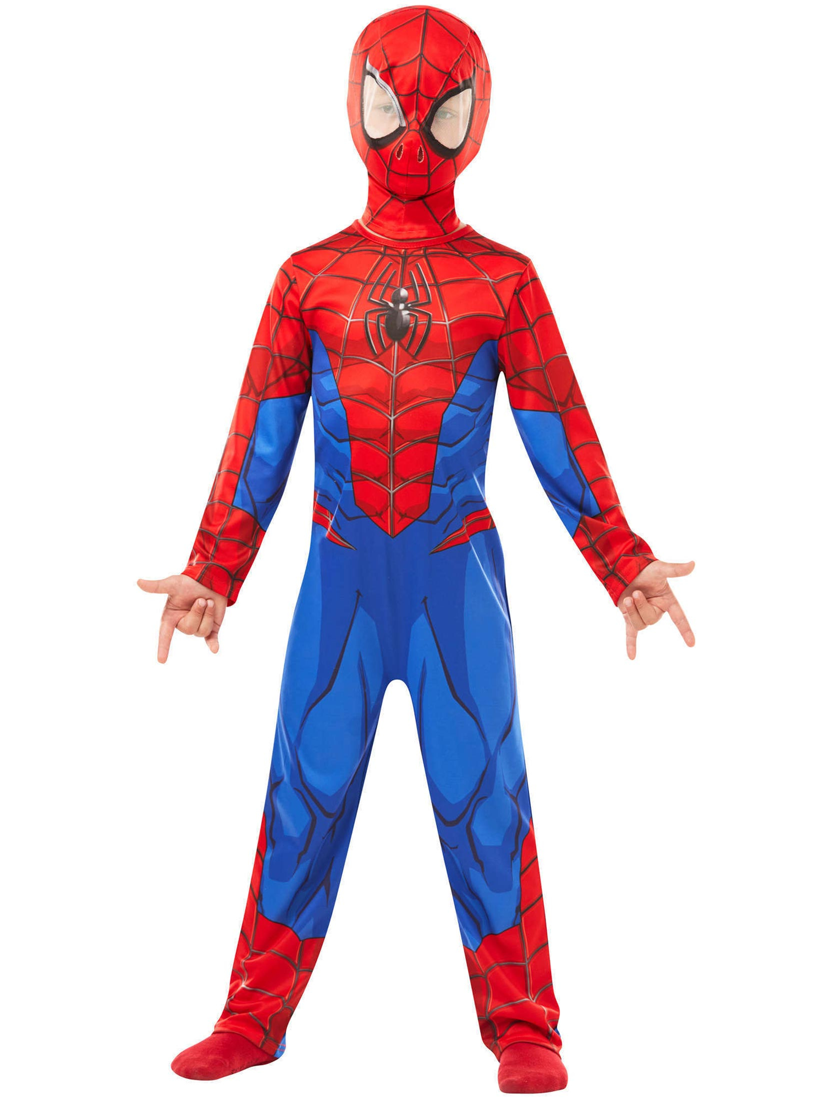 Spider-Man 2-tlg. Kinder rot/blau 3-4 Jahre