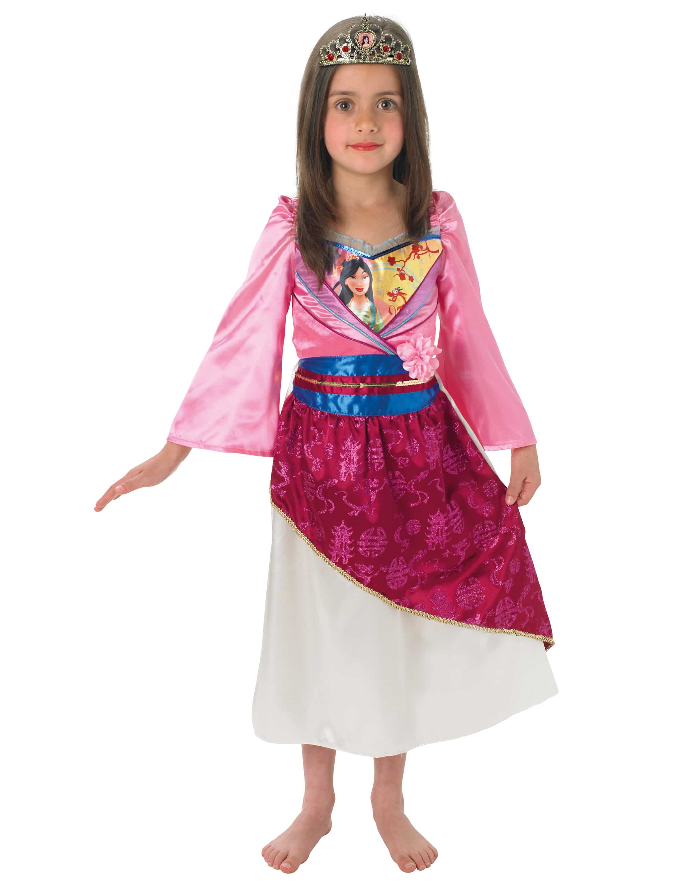 Mulan Kinder 2-tlg. pink S