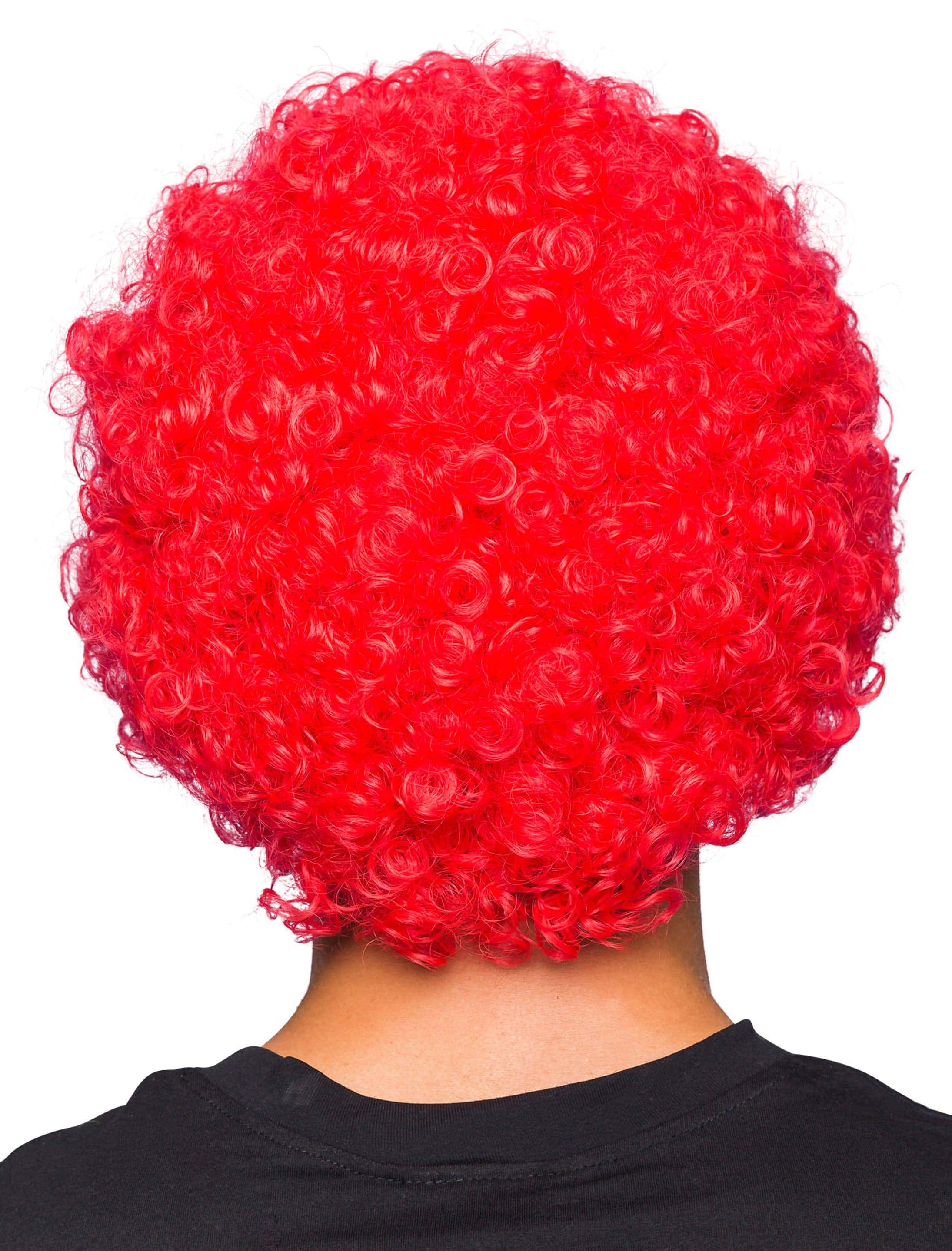 Perücke Clown Locken rot