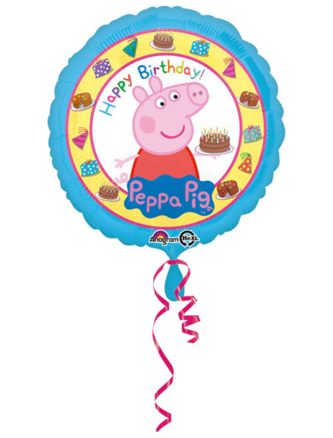 Folienballon Schwein Happy Birthday S