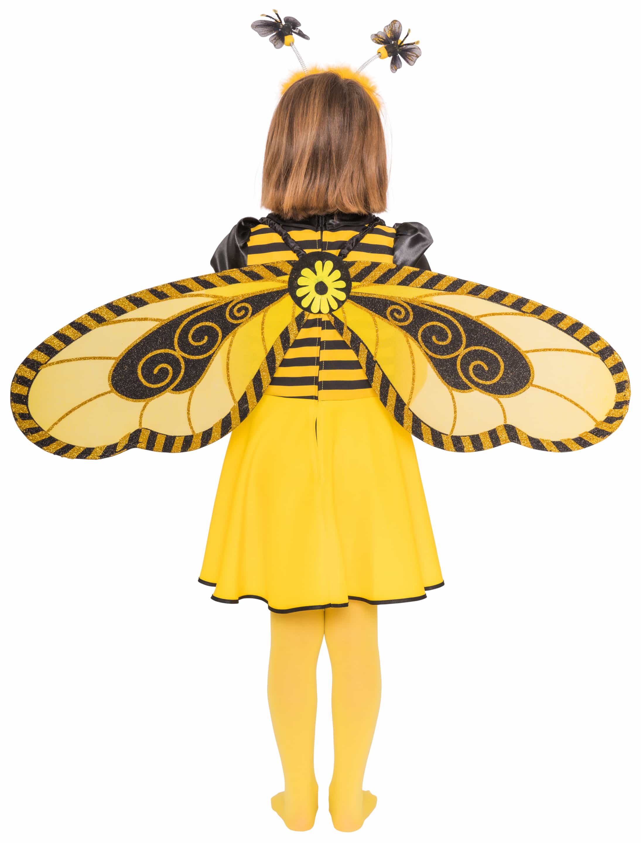 Kleid Biene Kinder schwarz/gelb 128 Kleid Biene Kinder schwarz/gelb 128