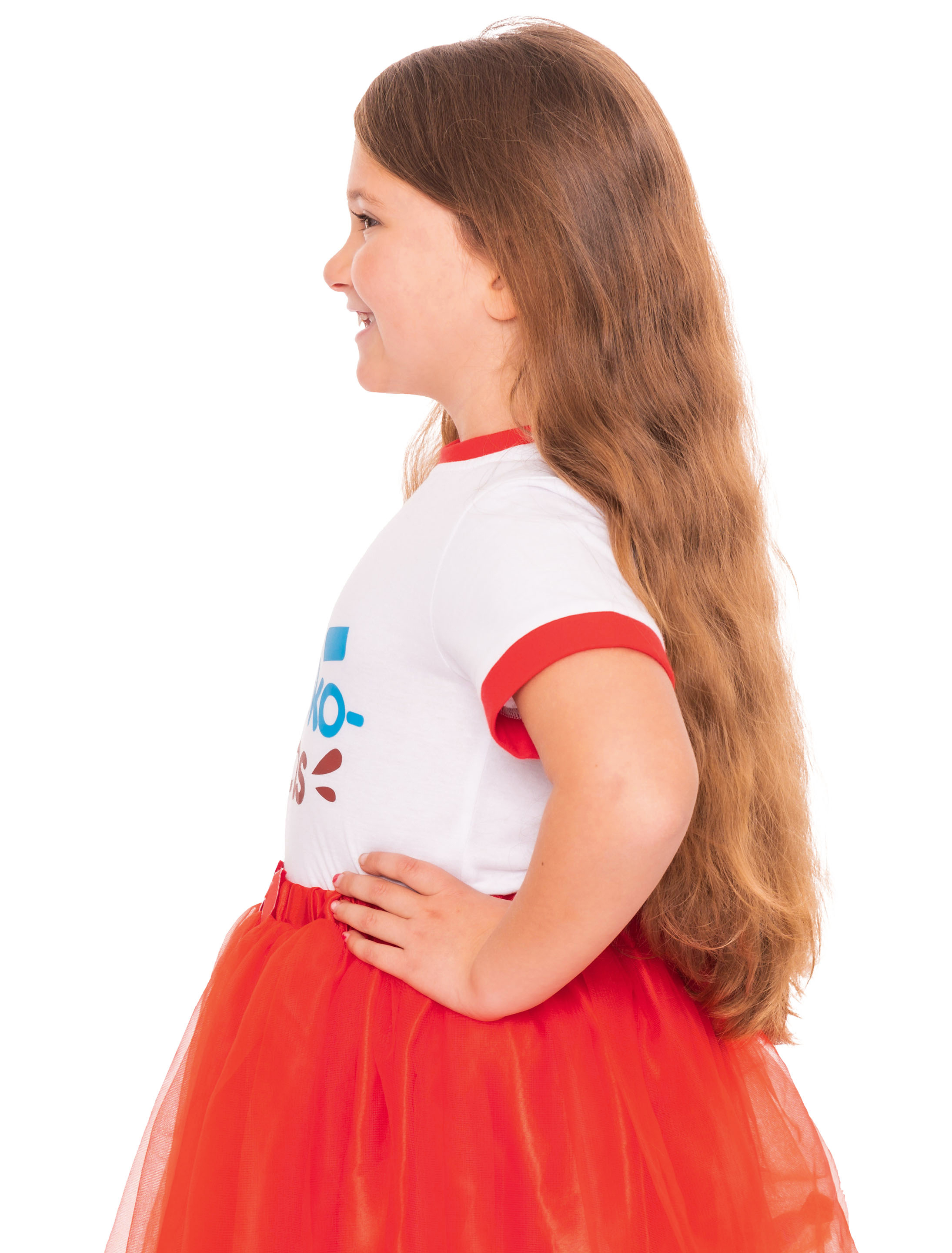 T-Shirt kinder Schoko-Bons Kinder rot/weiß 104-116