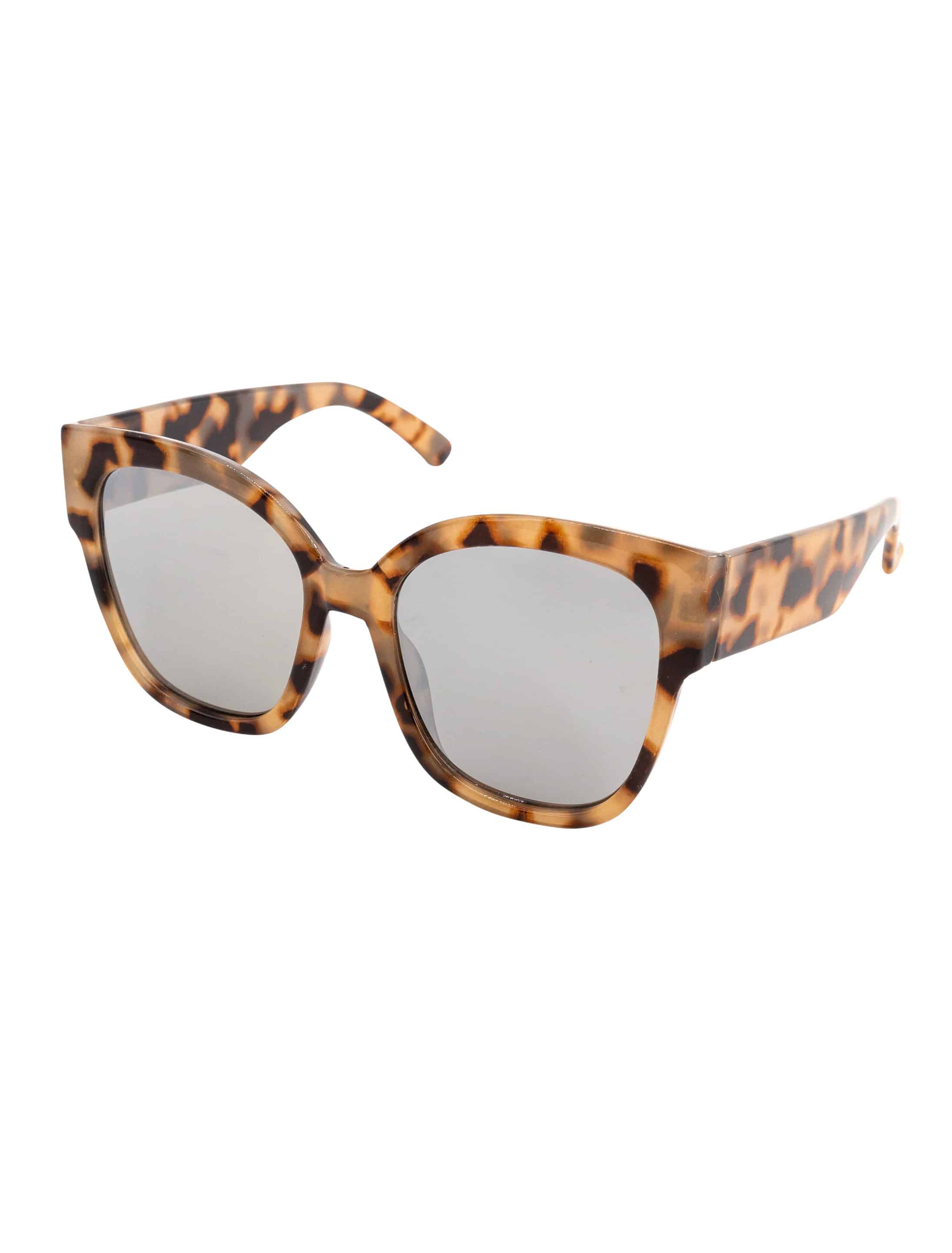 Brille Leopard braun verspiegelt