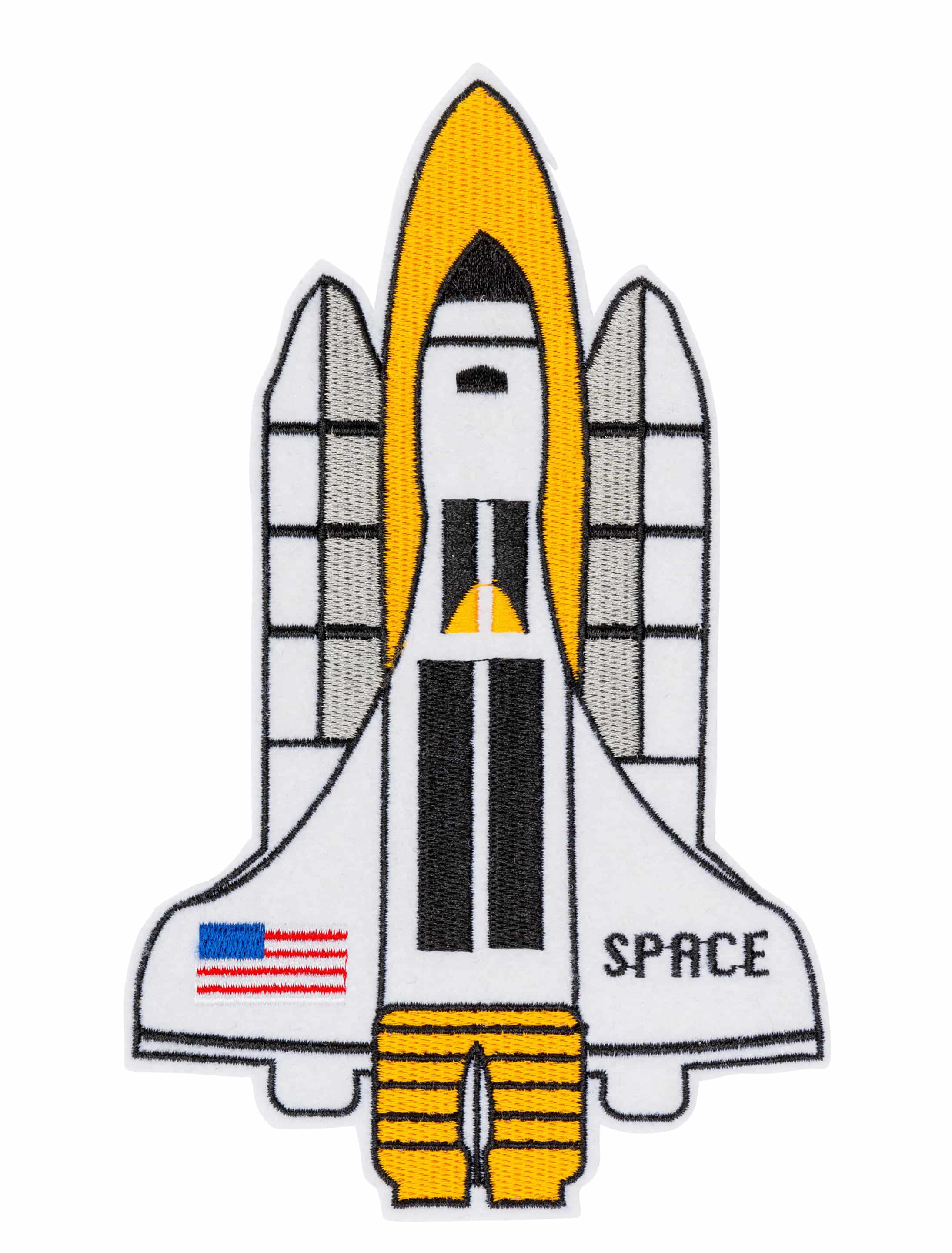 Aufnäher/Bügelbild Rakete 170mm