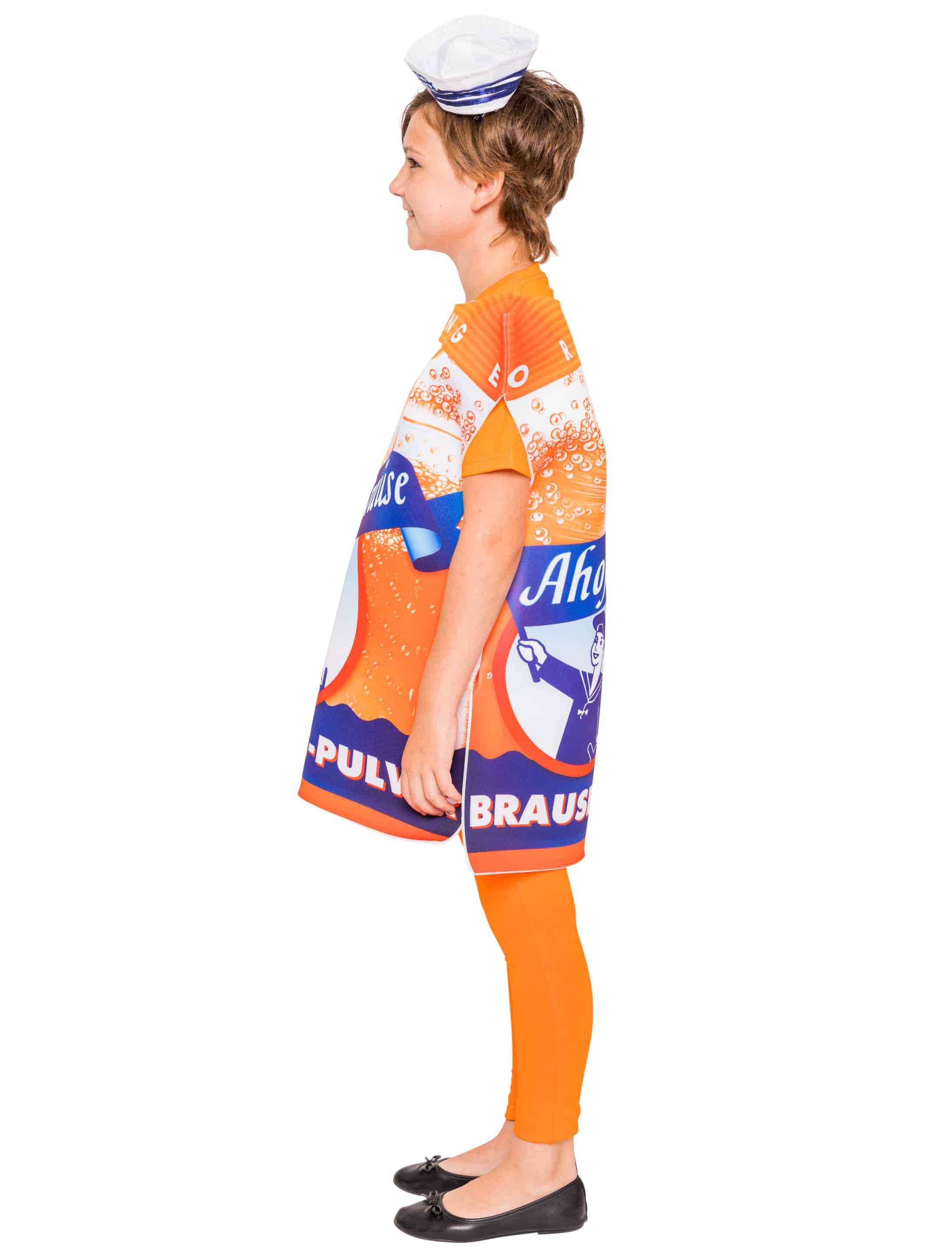 Kostüm Ahoj-Brause Kinder Unisex orange one size