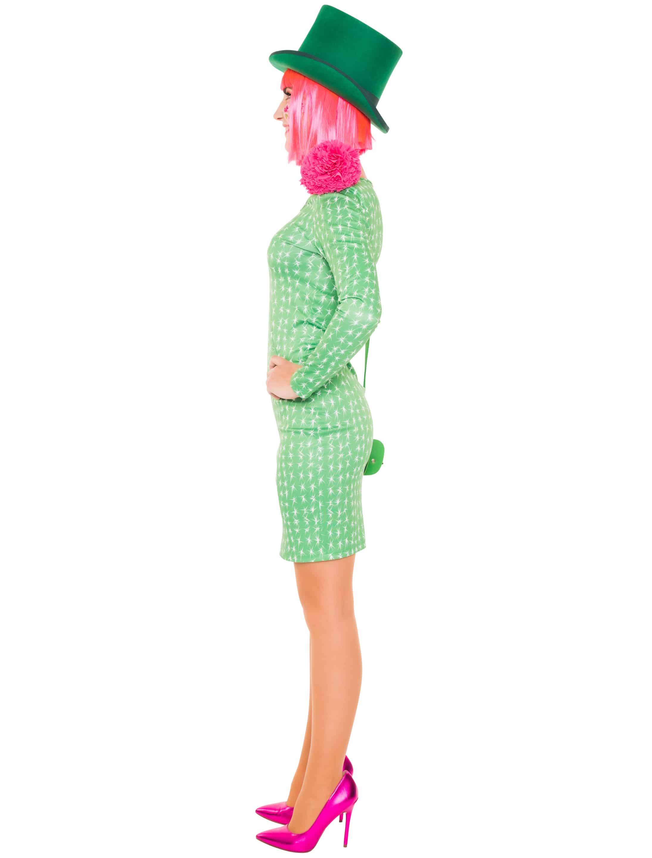 Kleid Kaktus Damen grün L