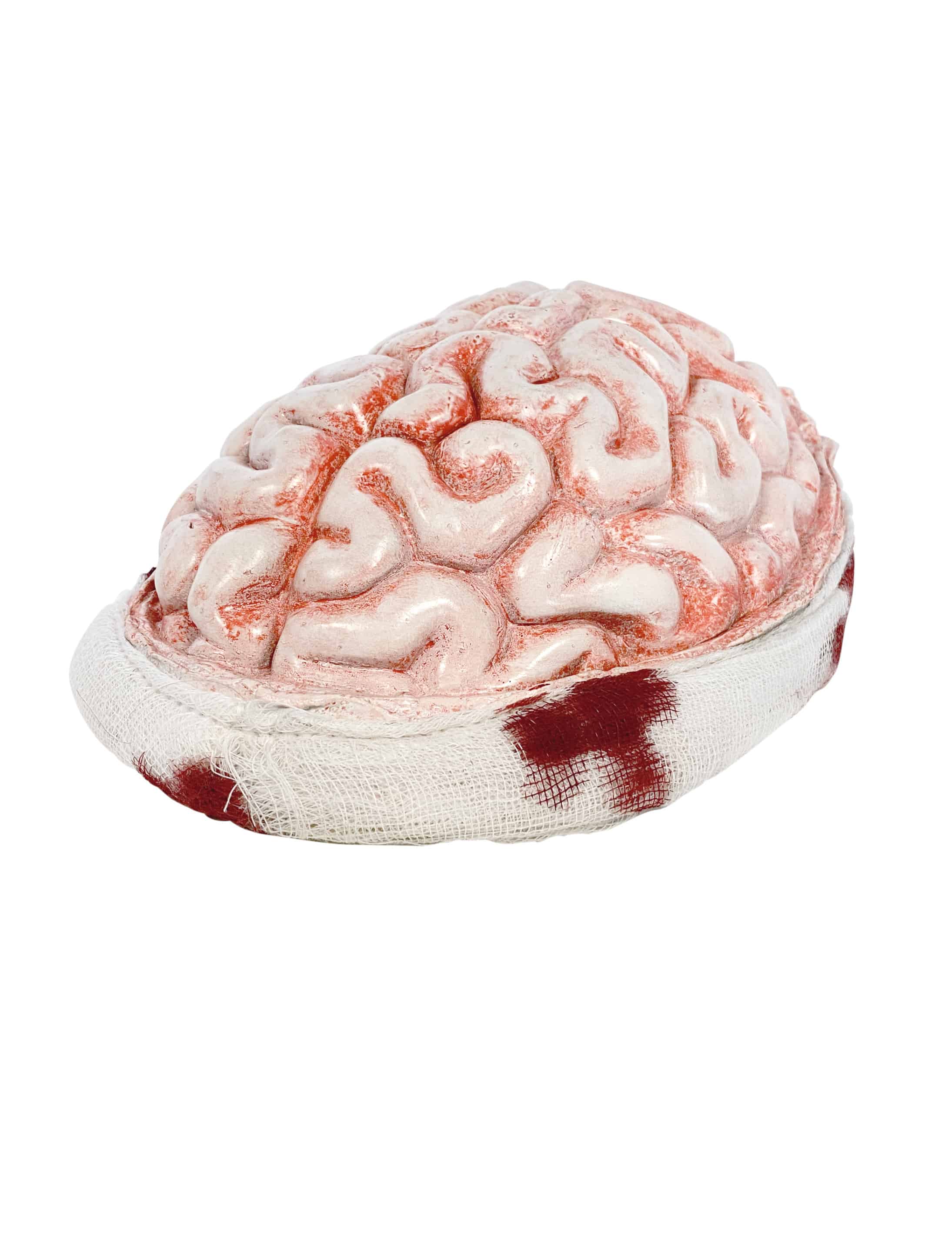 Latexkappe Gehirn mit Bandage