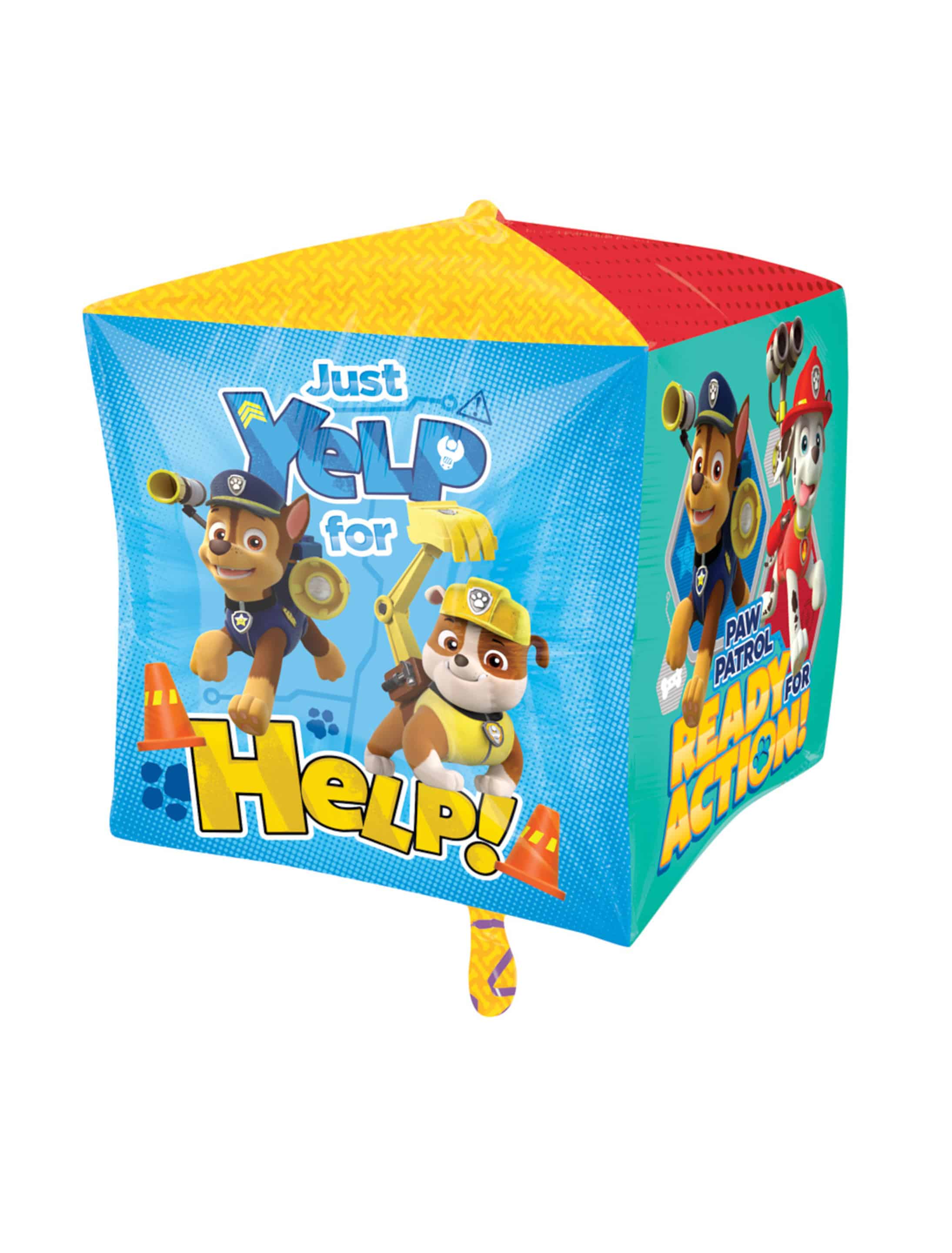 Folienballon Cubez Paw Patrol S