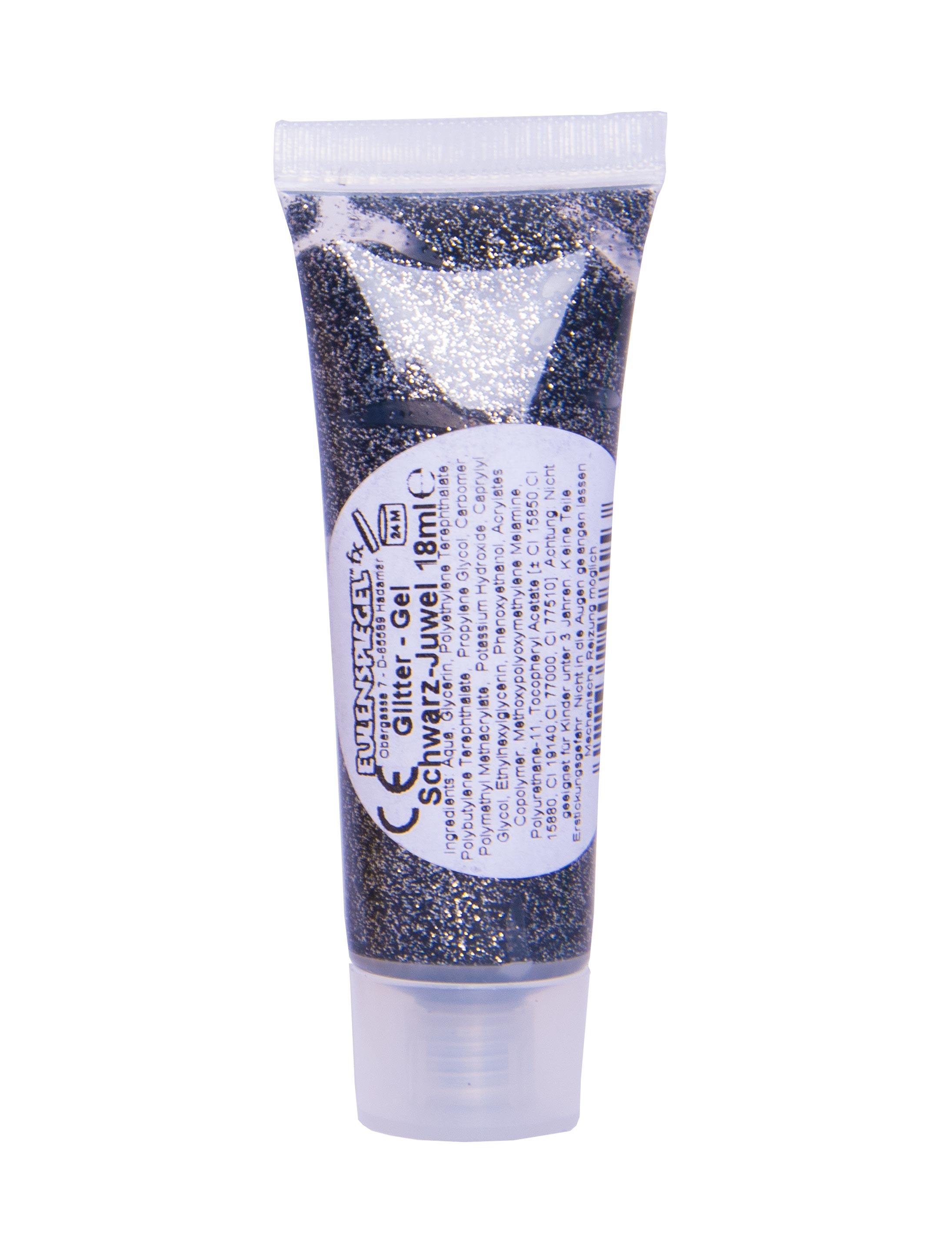 Glitzer-Gel 18ml schwarz