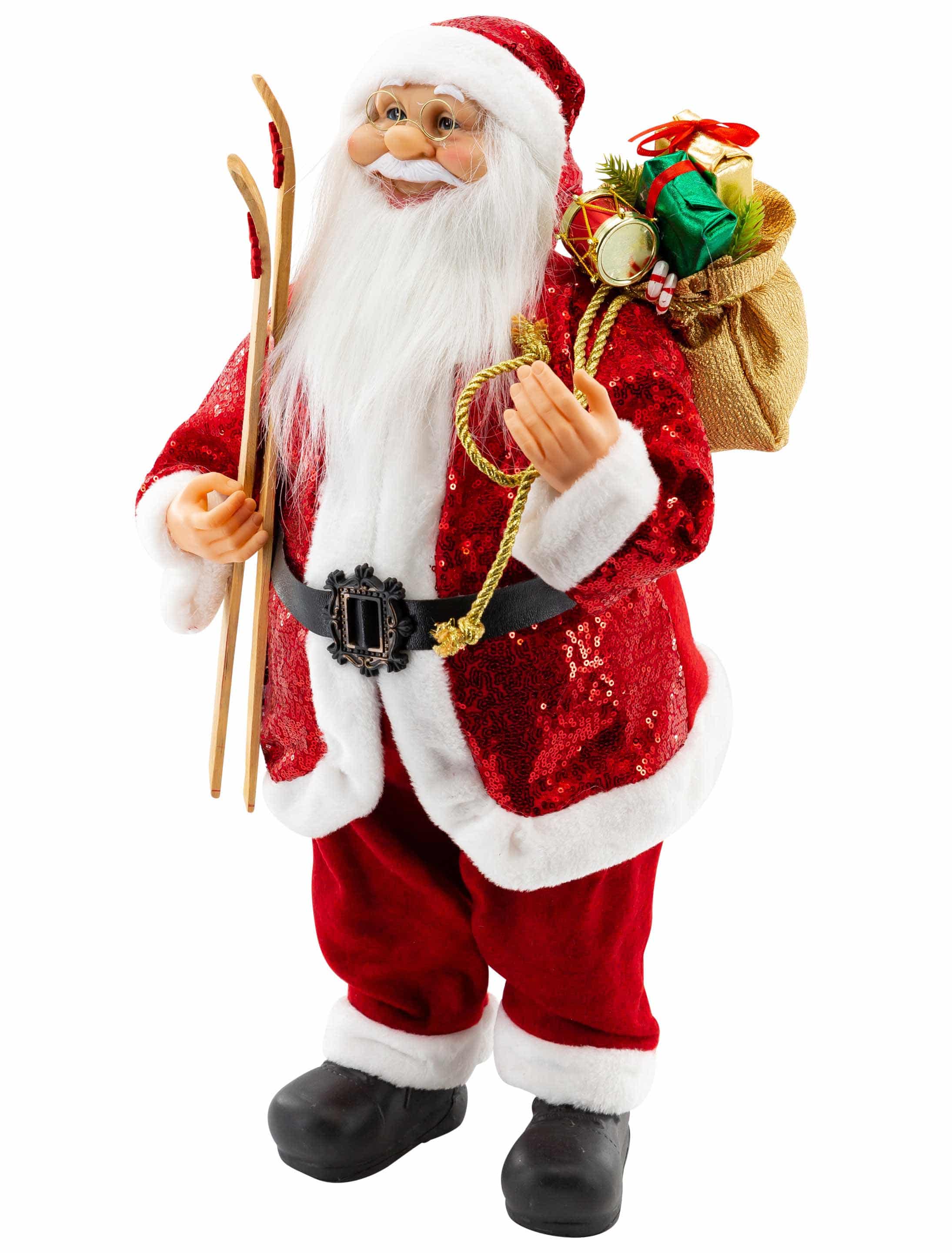 Weihnachtsmann 60cm Pailletten Weihnachtsmann 60cm Pailletten